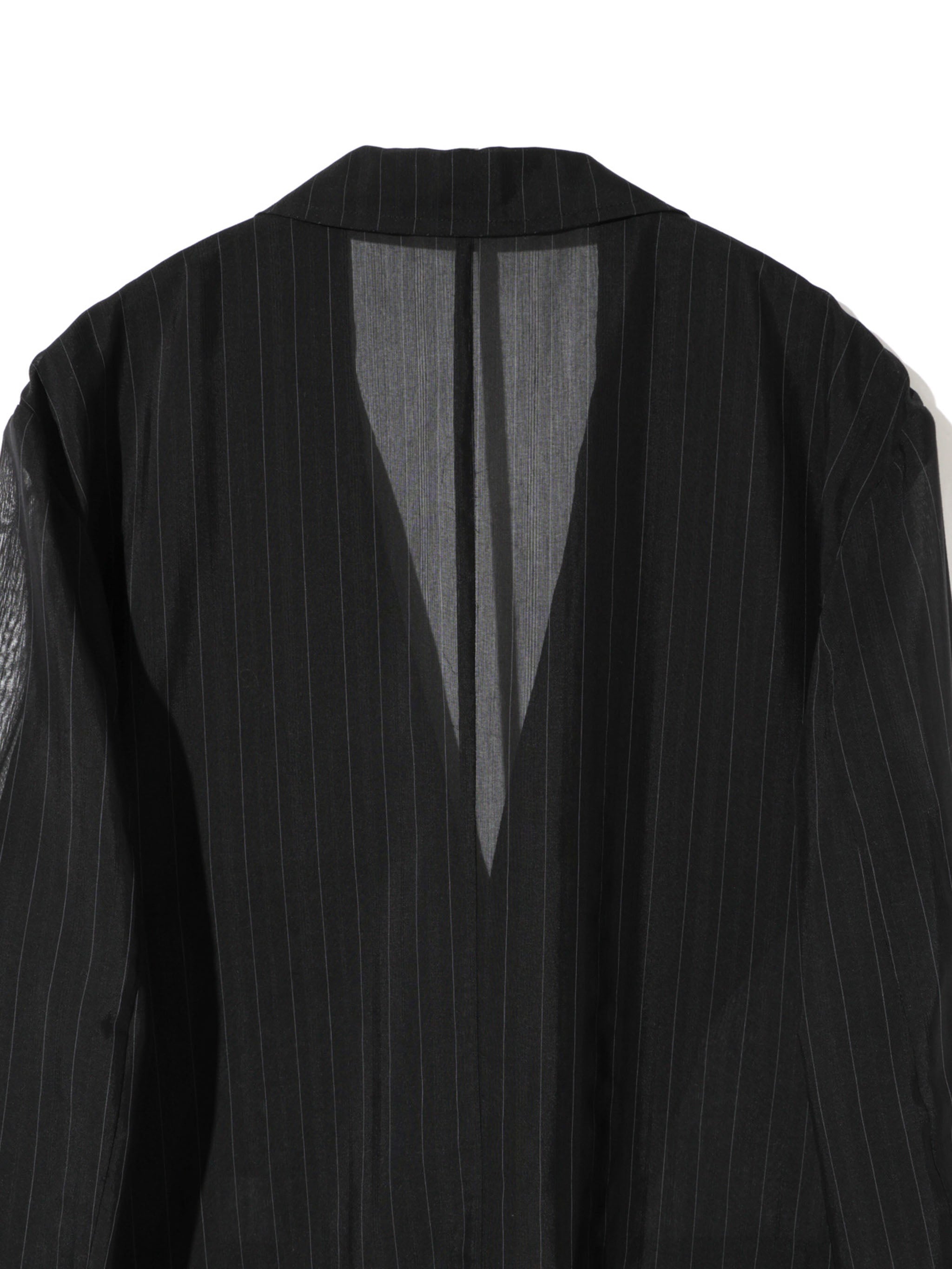sheer stripe jacket