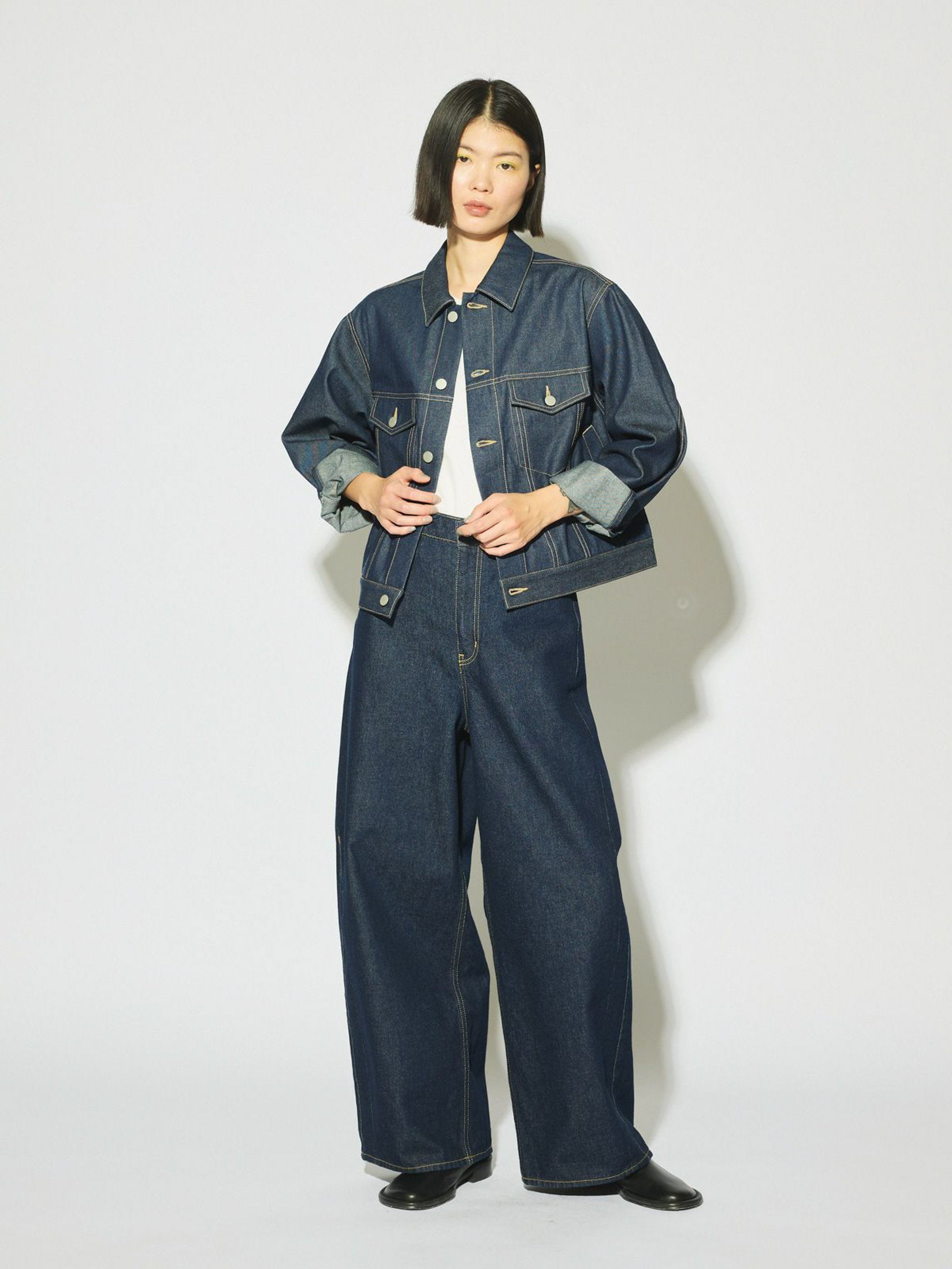 short denim jacket