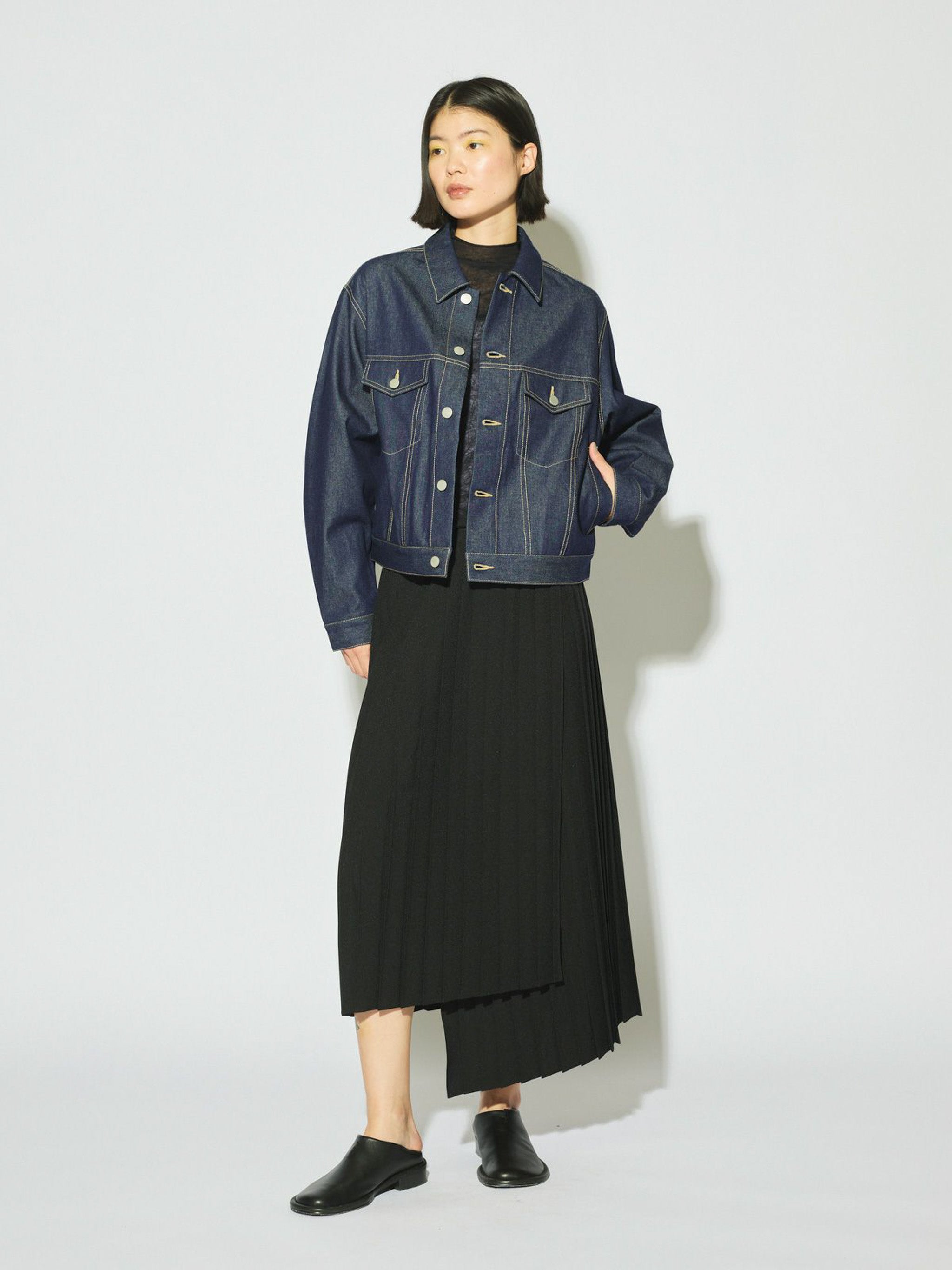 short denim jacket