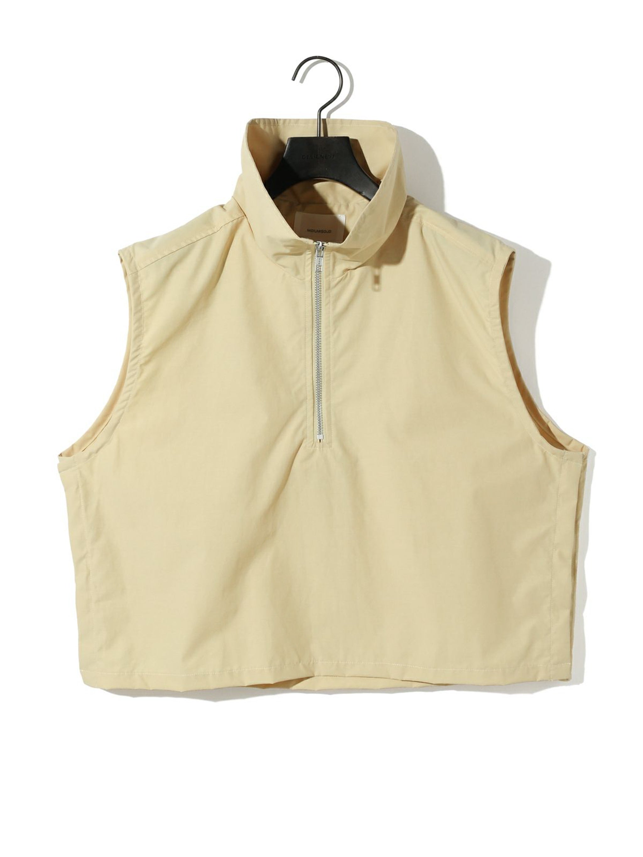 high neck zip vest[A]