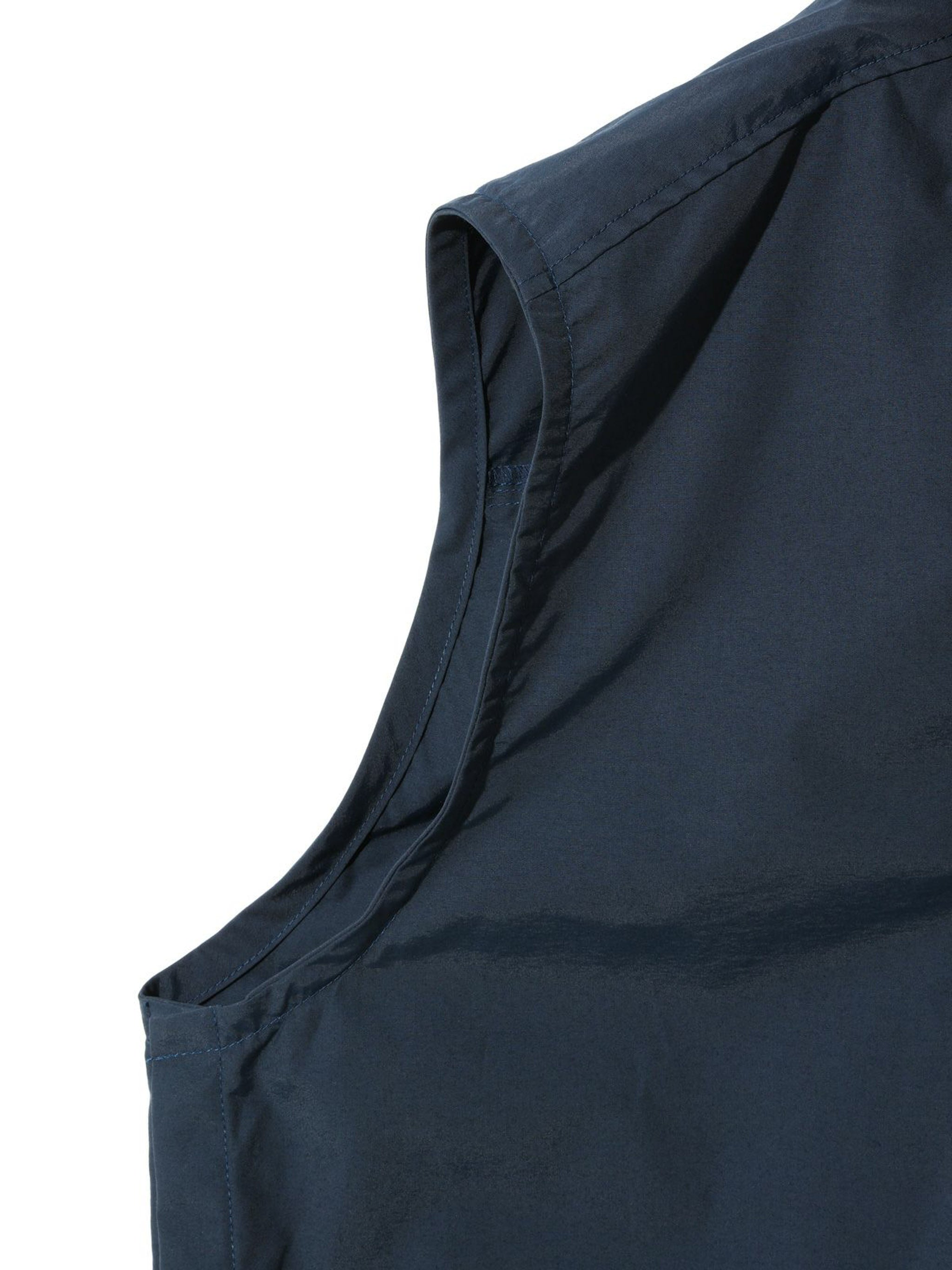 high neck zip vest[A]