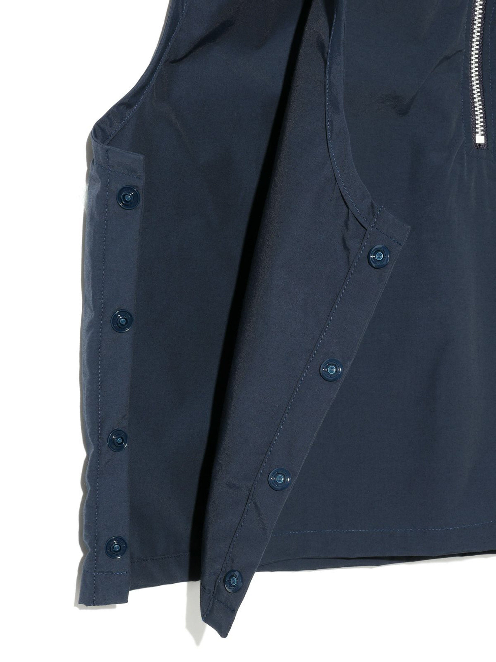 high neck zip vest[A]