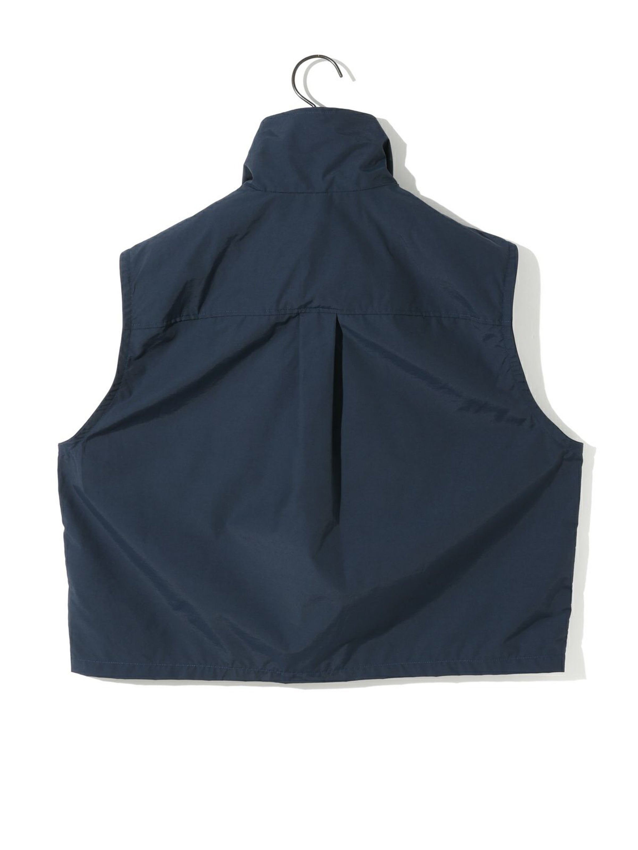 high neck zip vest[A]