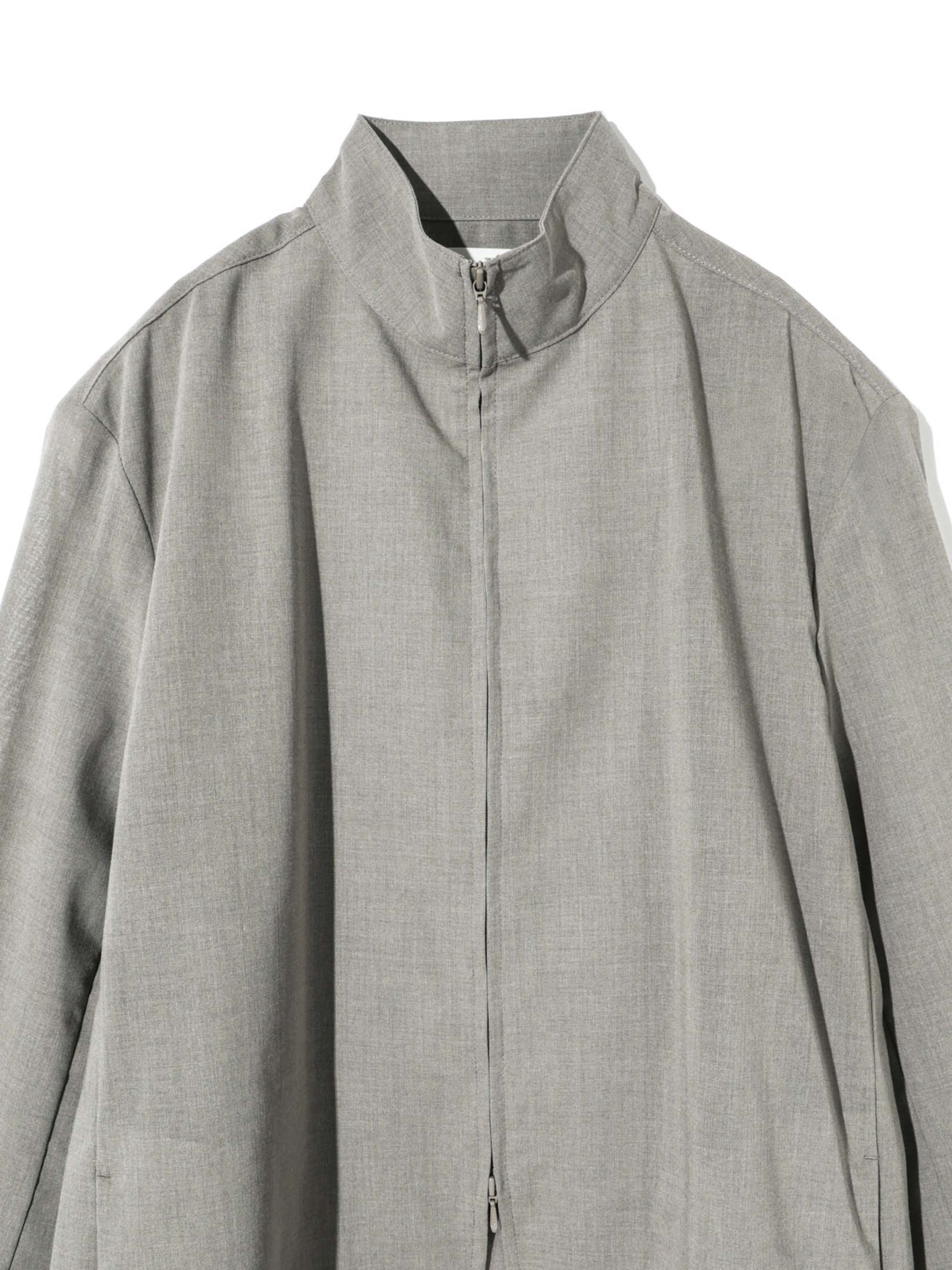 sheer zip jacket