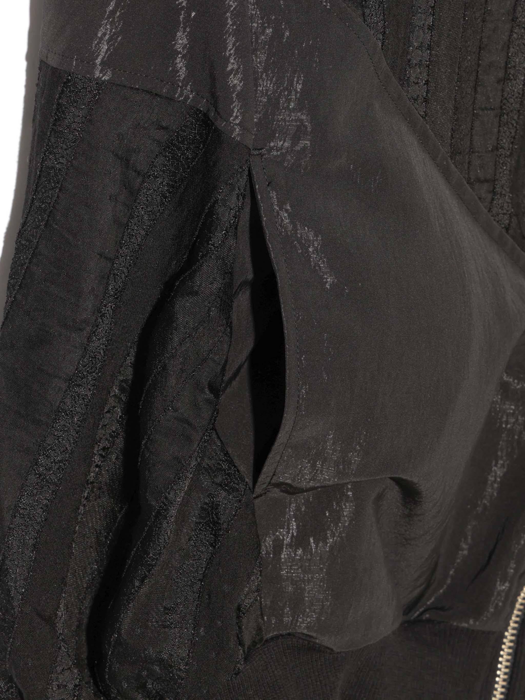 material mix blouson