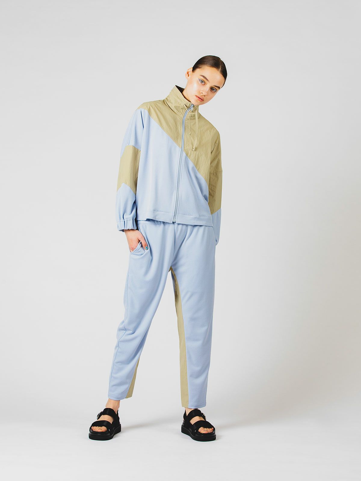 bicolor track jacket