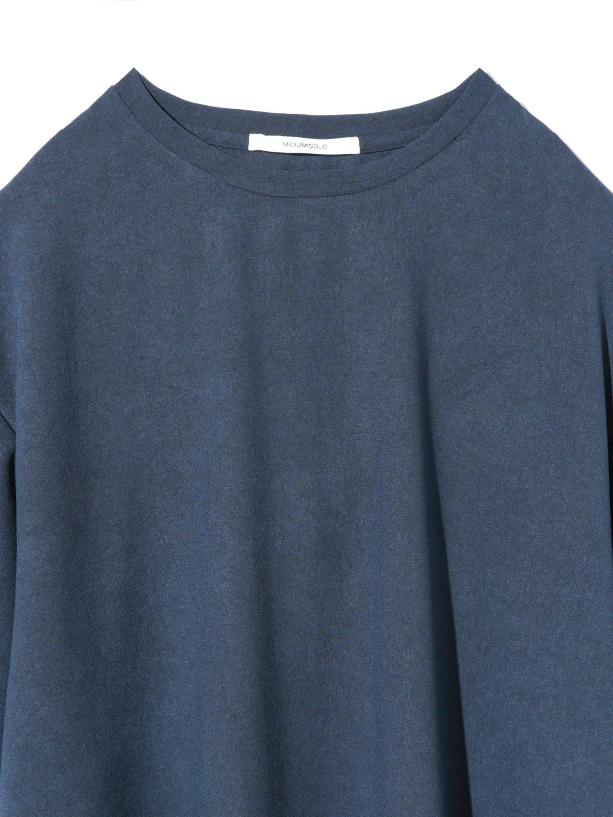 half sleeve sheer basic pullover