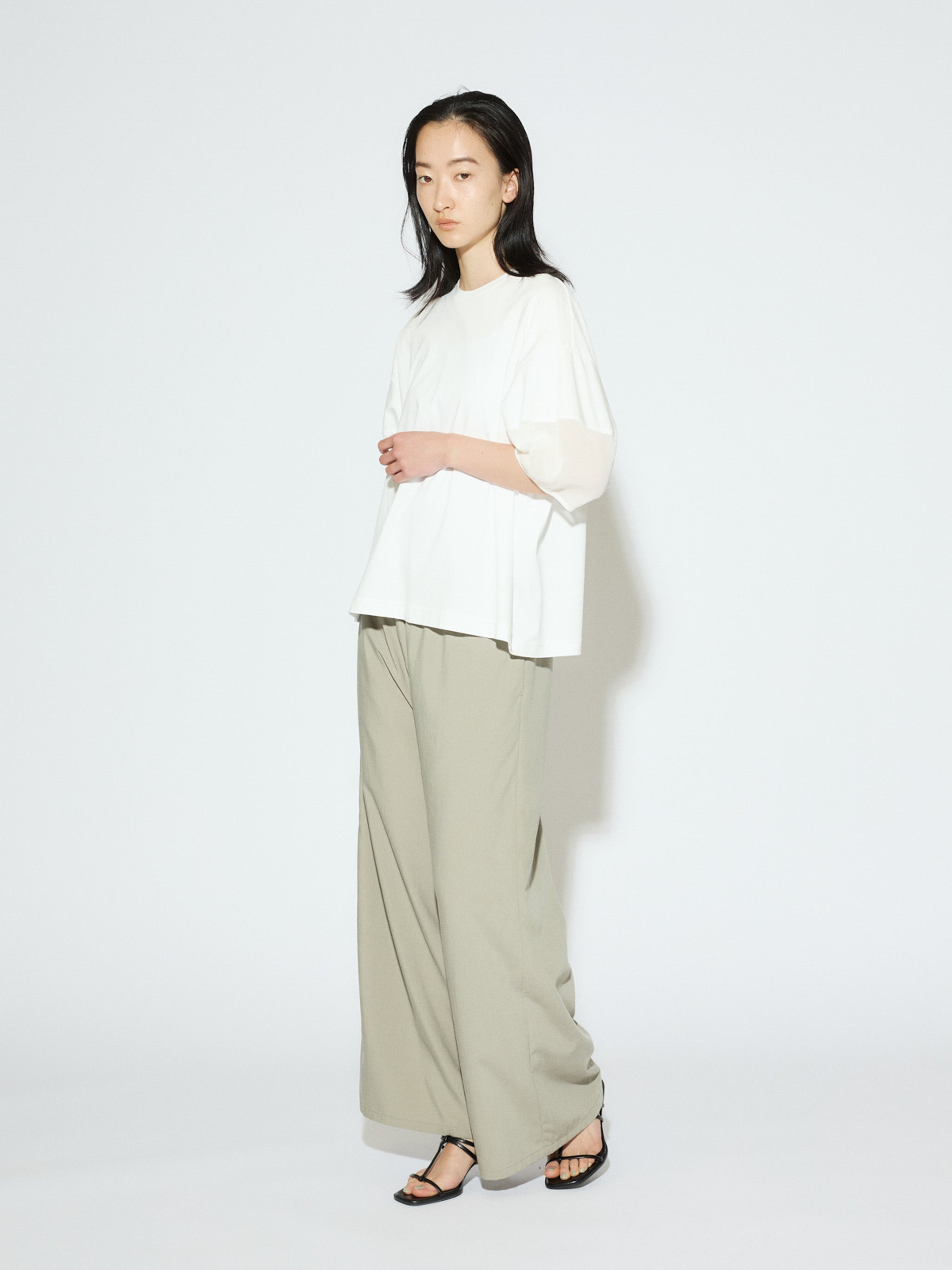 sheer sleeve conscious T[A]