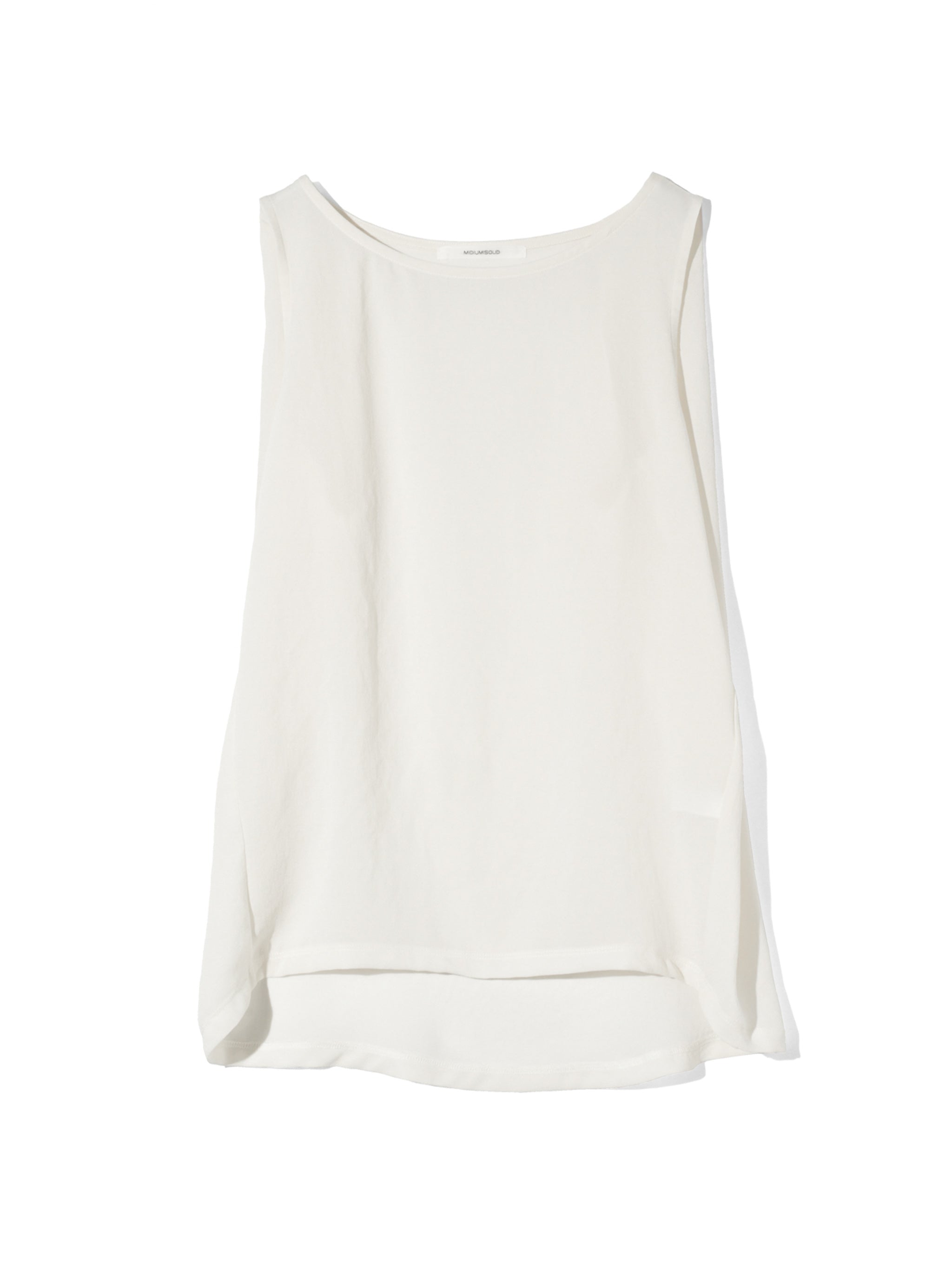 no sleeve tucked wide pullover