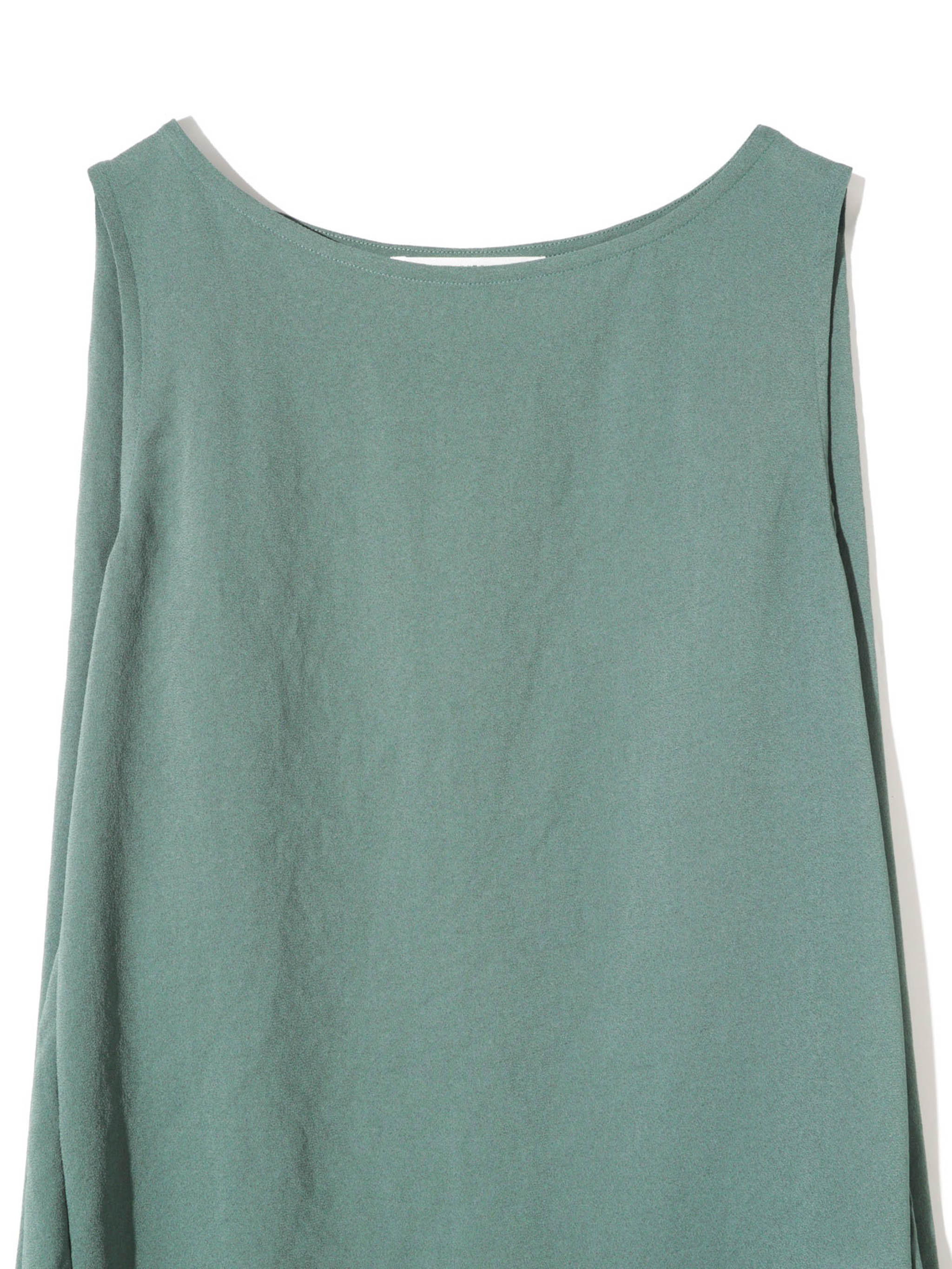 だいもち　その他キャンセル No Sleeve Tucked Wide Pullover｜ノースリーブタックワイドプル