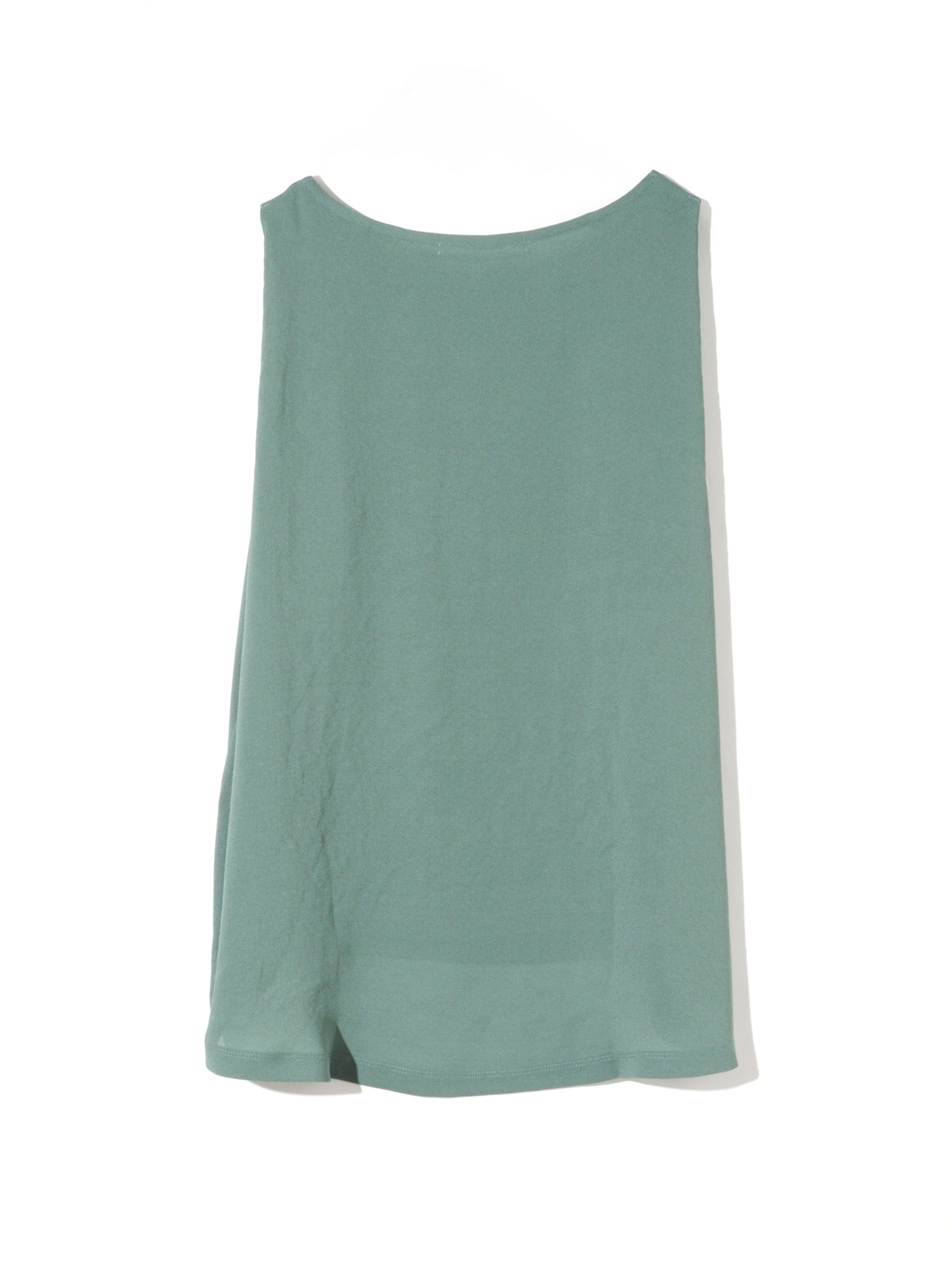 no sleeve tucked wide pullover