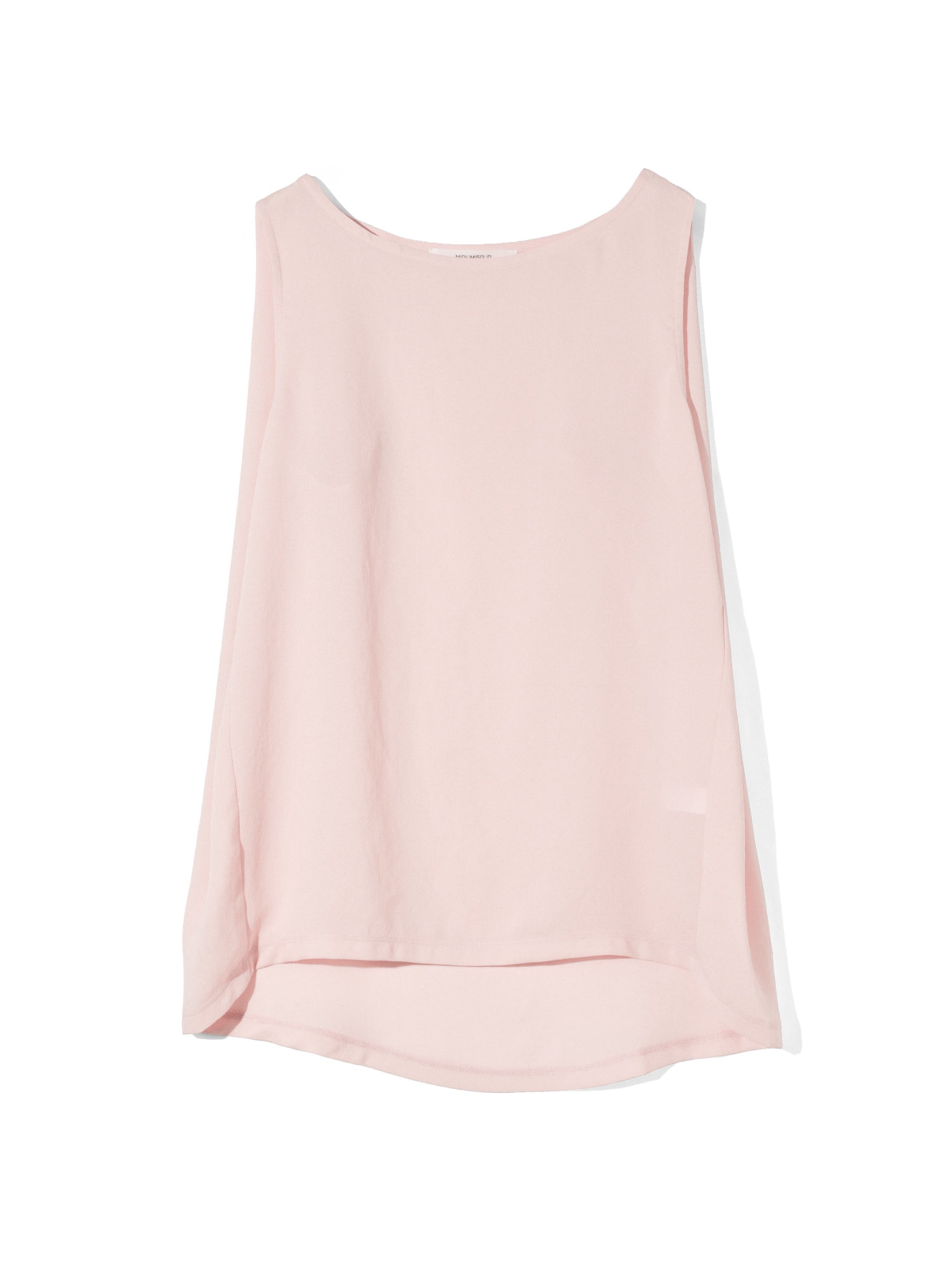 no sleeve tucked wide pullover