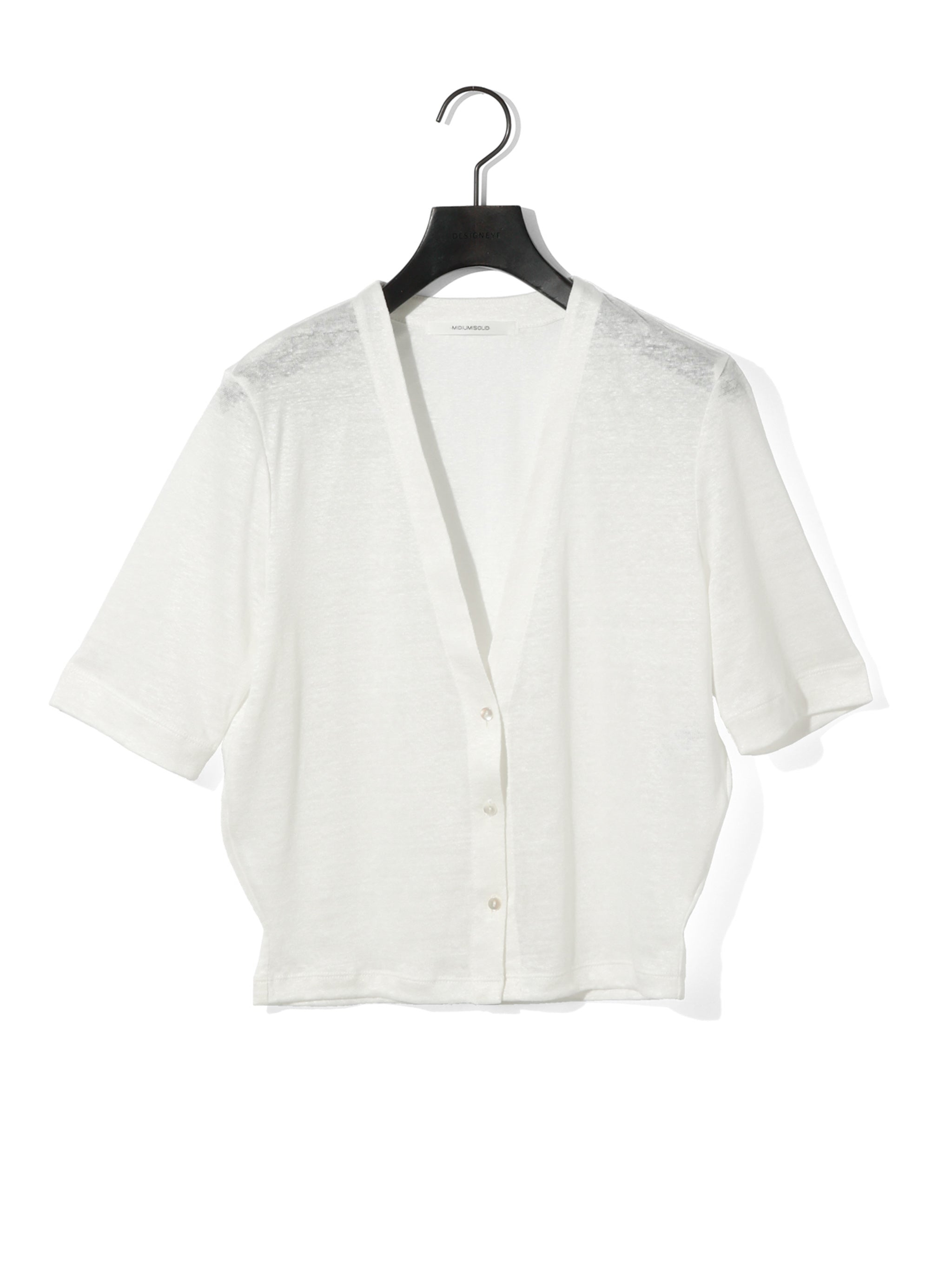half sleeve compact linen cardigan[A]
