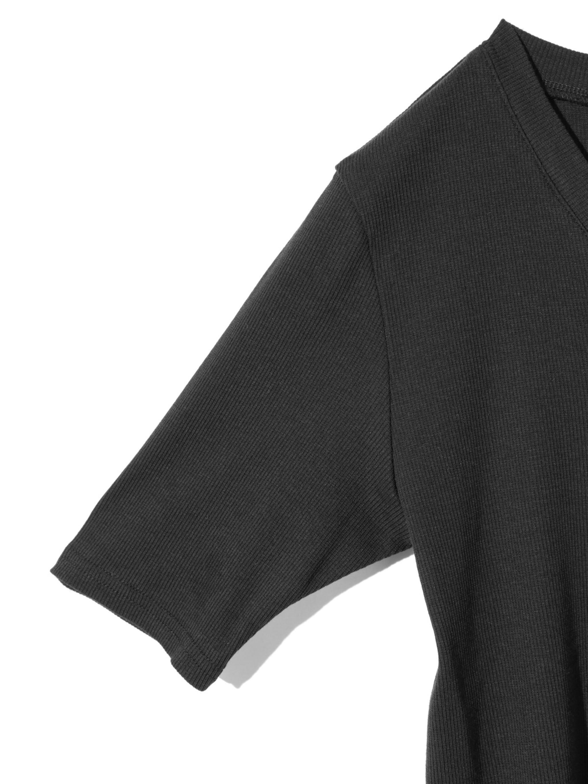 Rib Henley Neck Pullover｜リブヘンリーネックプルオーバー｜MIDIUMISOLID
