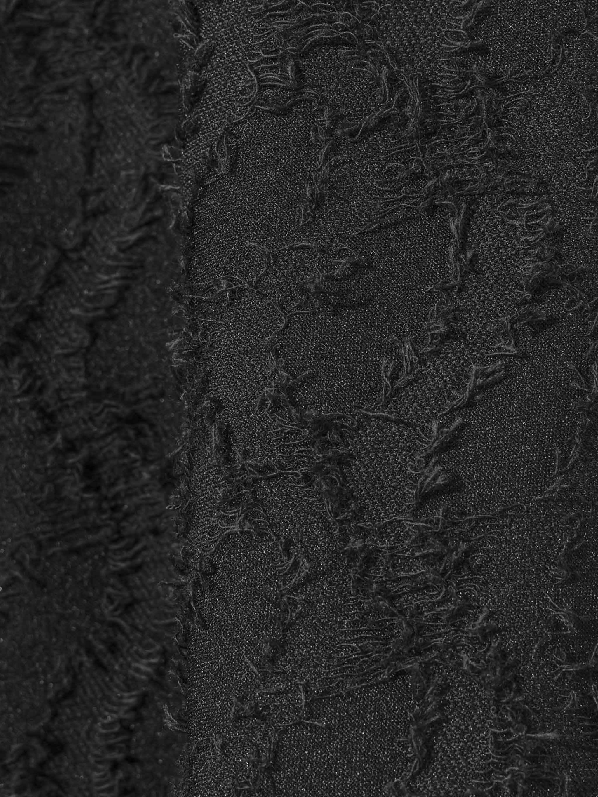 jacquard crew neck sheer inner