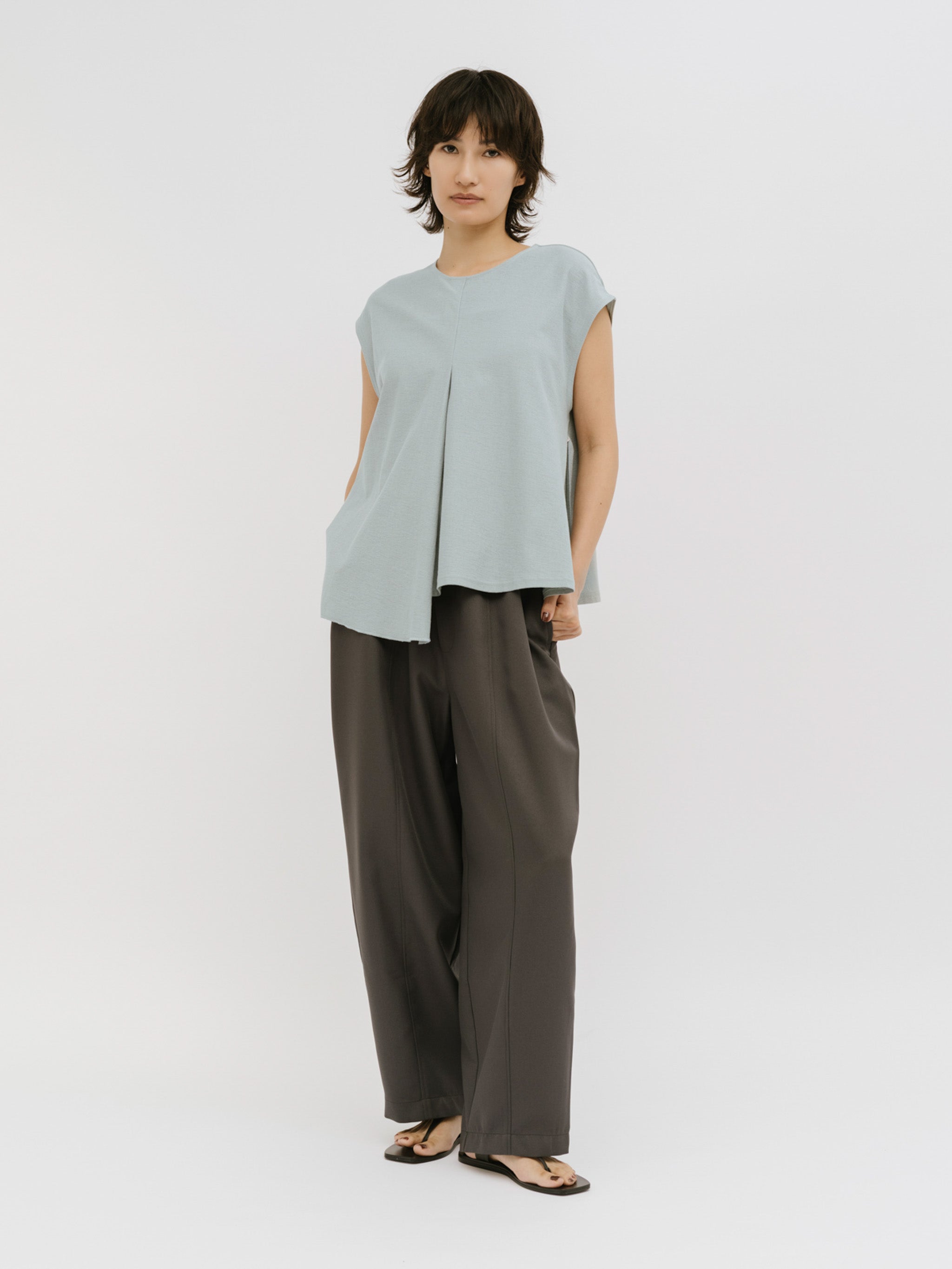 drape twist sleeveless