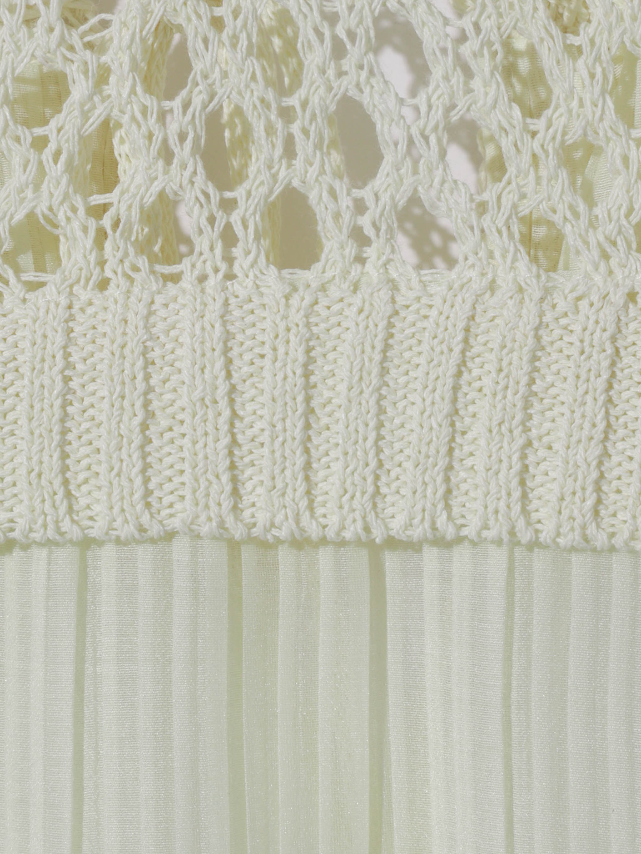 woven pleated combined camisole