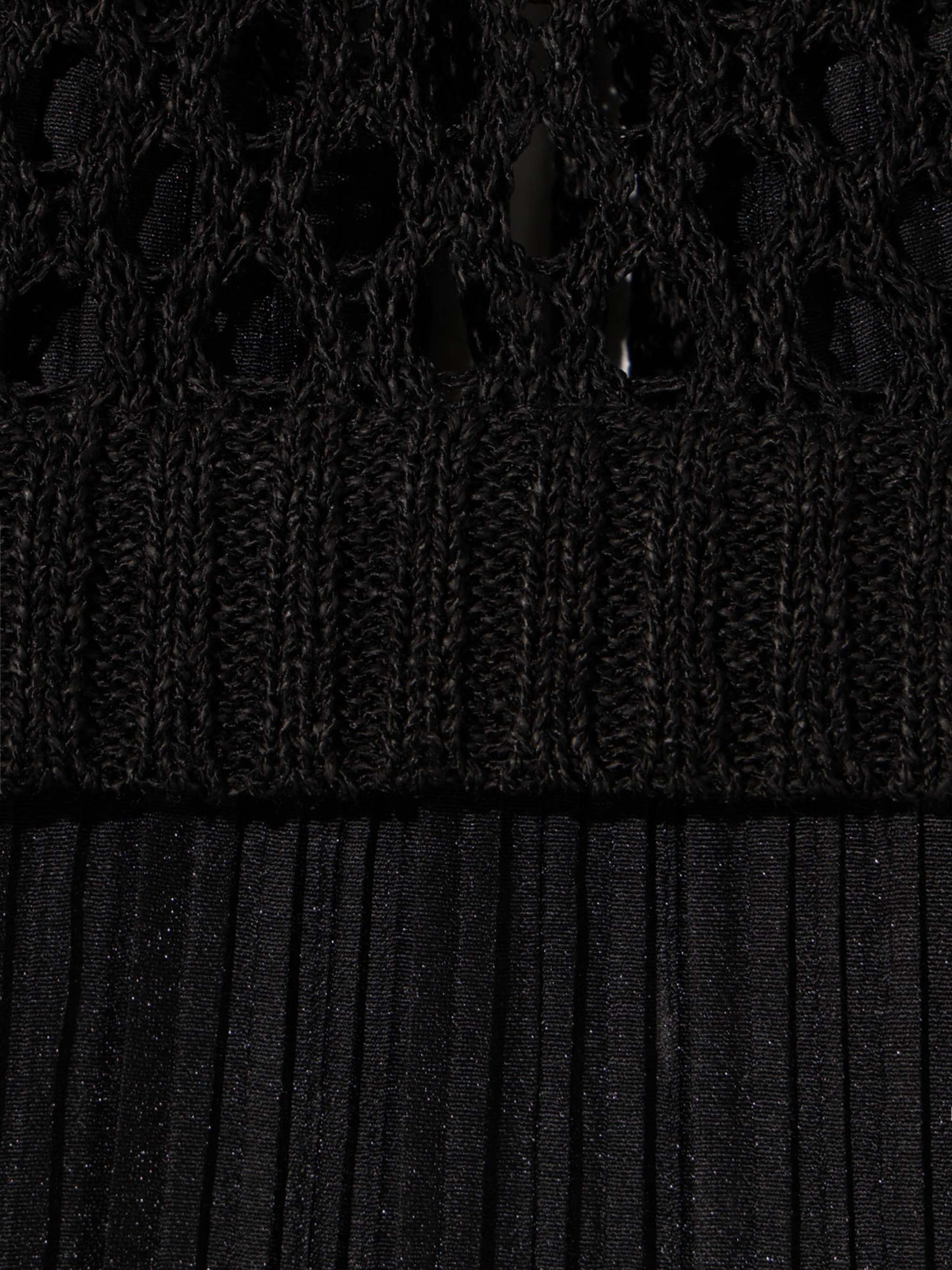 woven pleated combined camisole