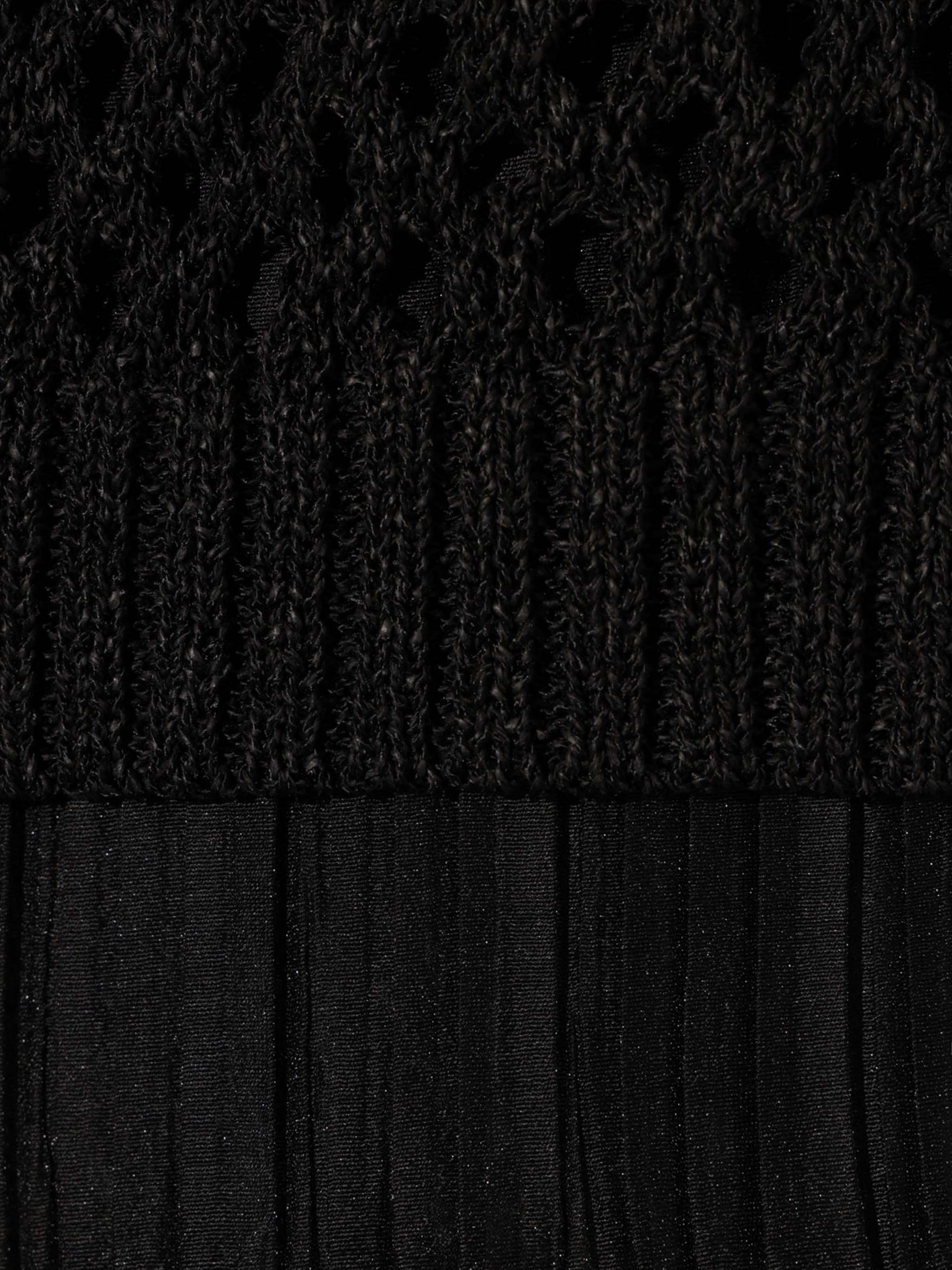 woven pleated layered vest