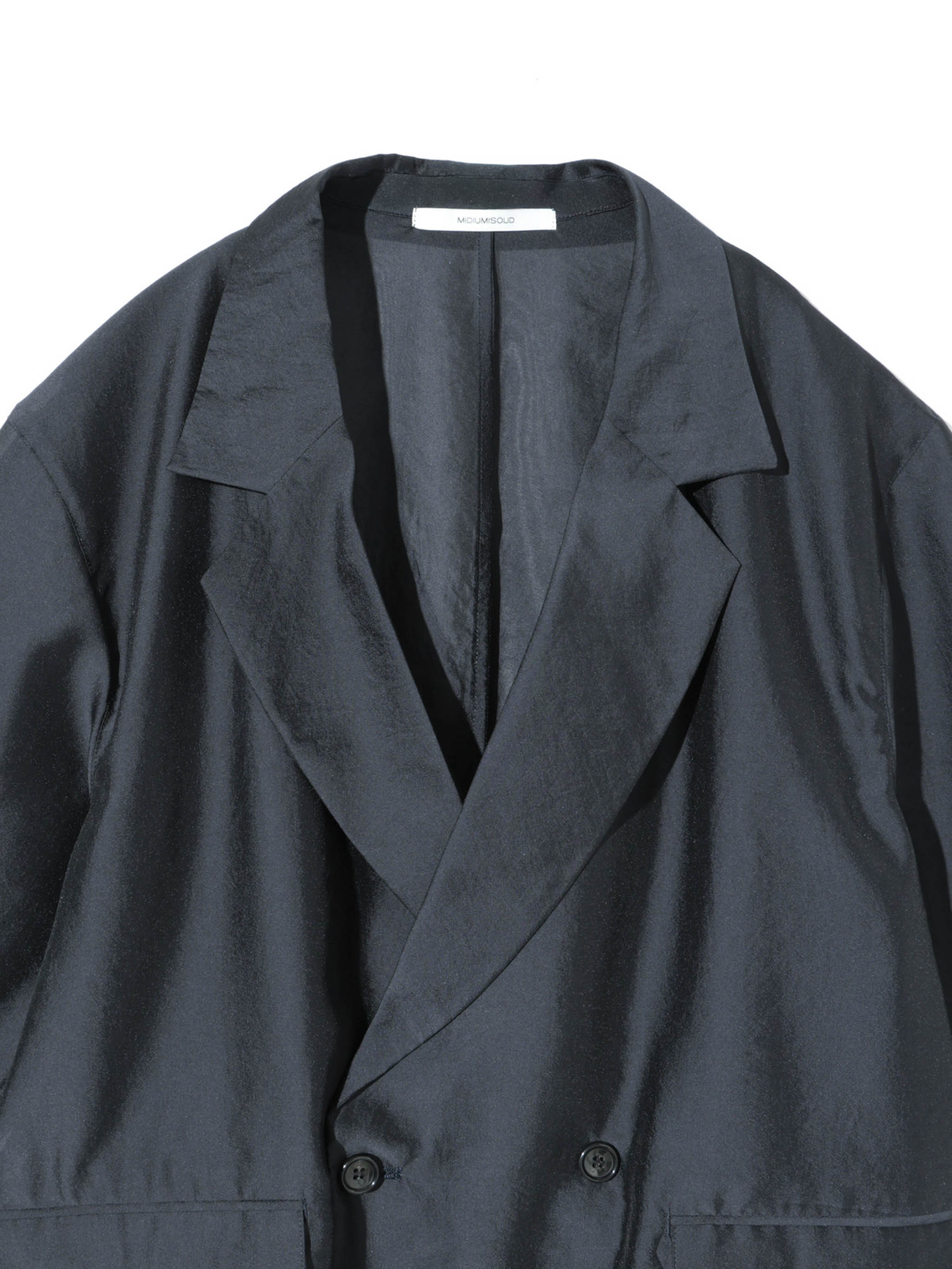 half sleeve sheer double jacket
