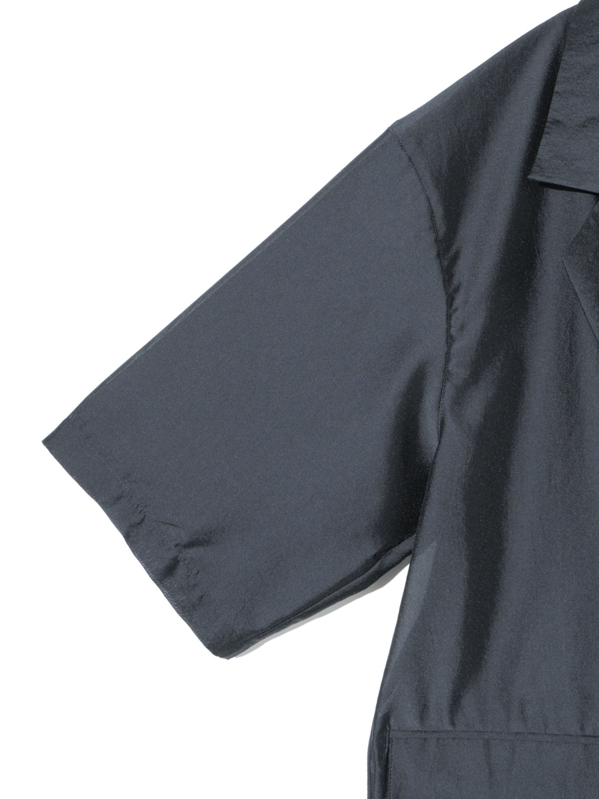 half sleeve sheer double jacket