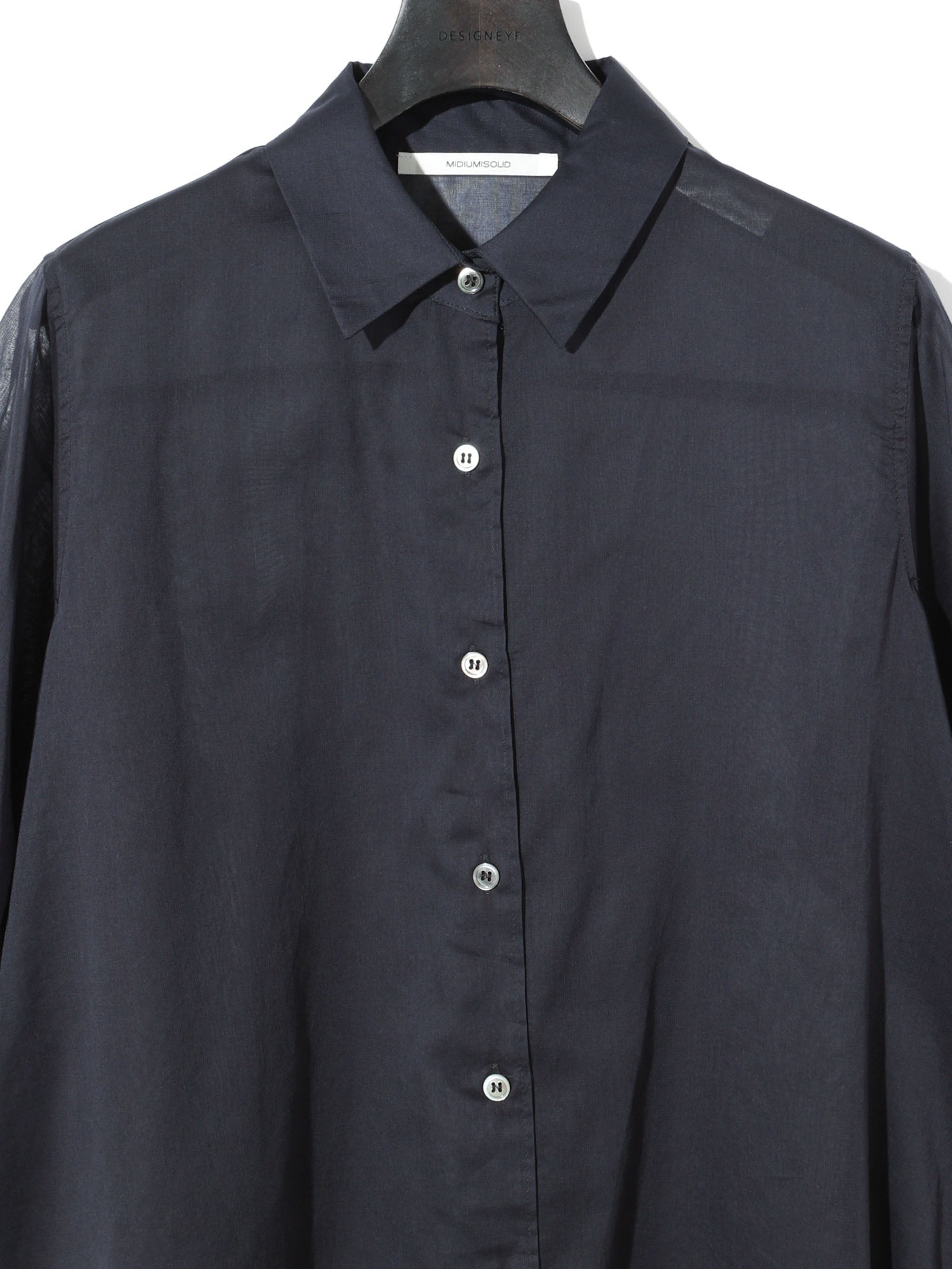 sheer slit sleeve tunic shirt[A]