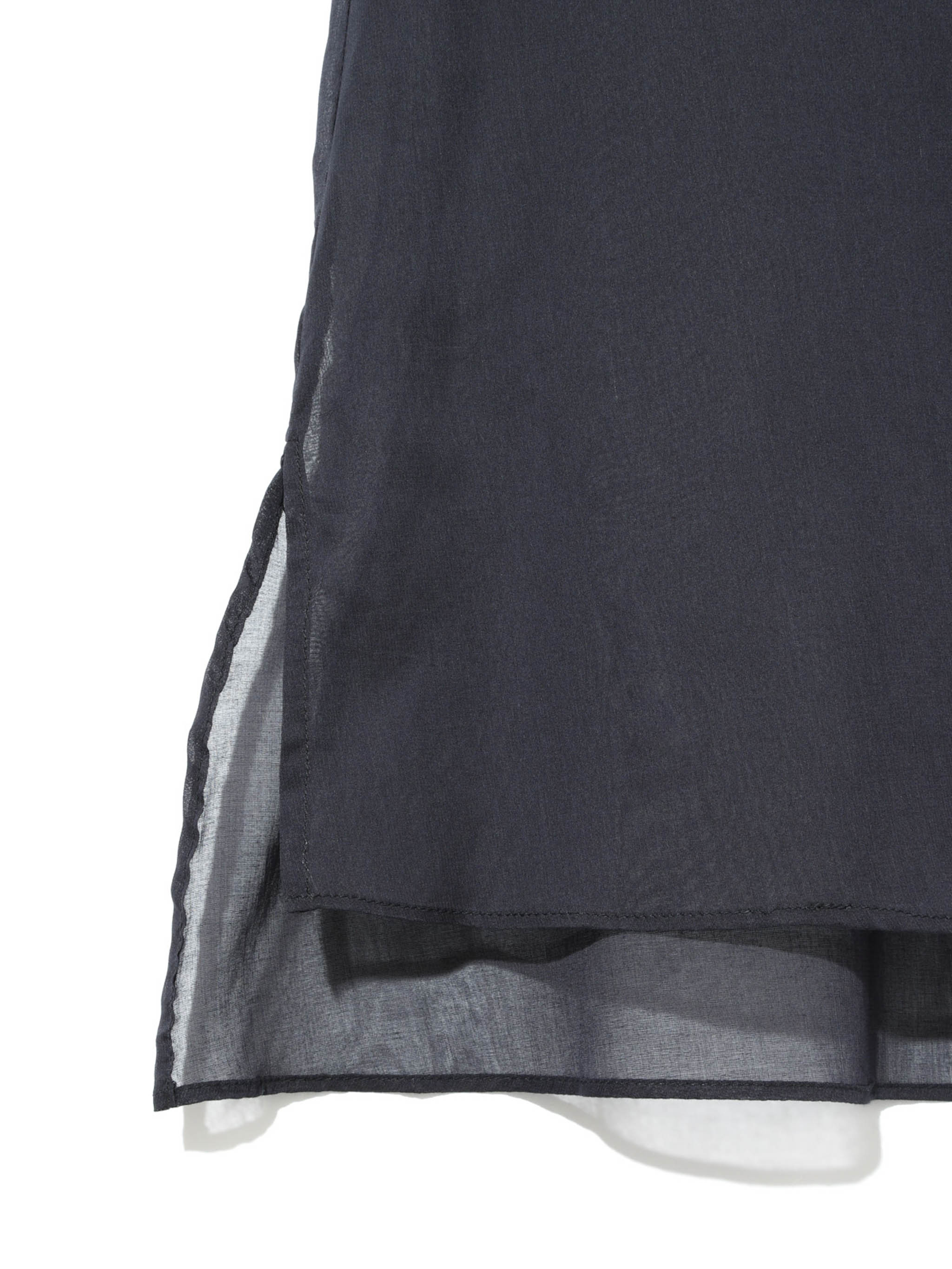 sheer slit sleeve tunic shirt[A]