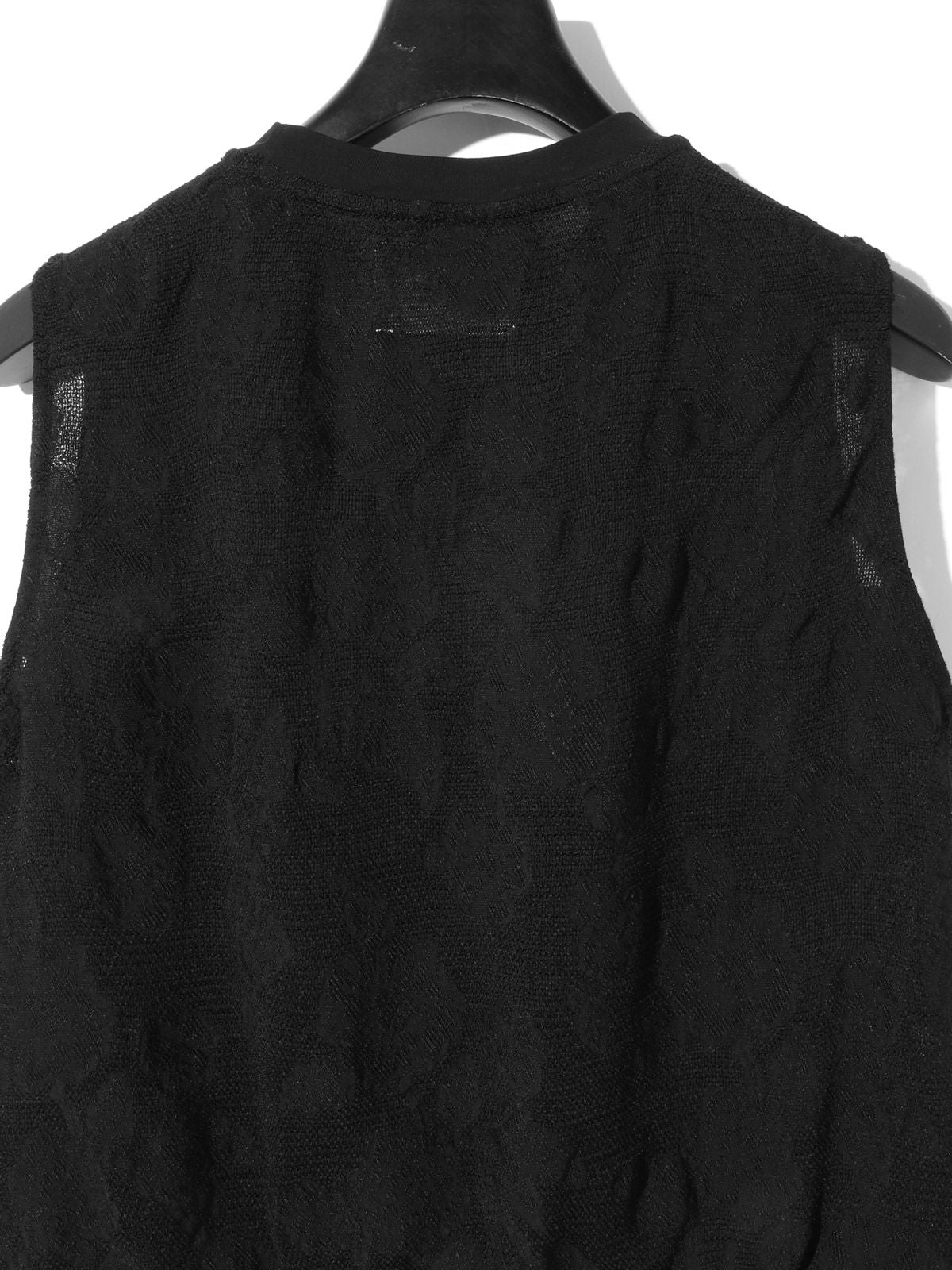sleeveless lace top[A]