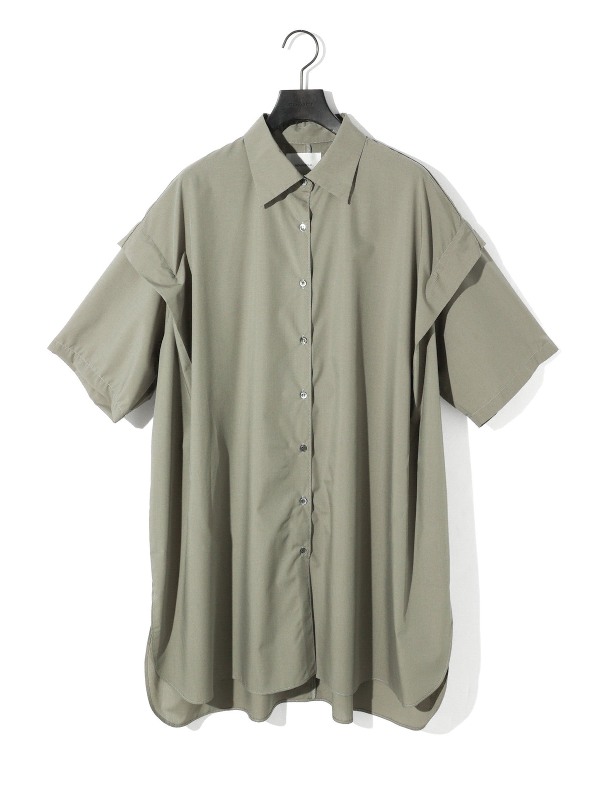 tucked shoulder wide shirt