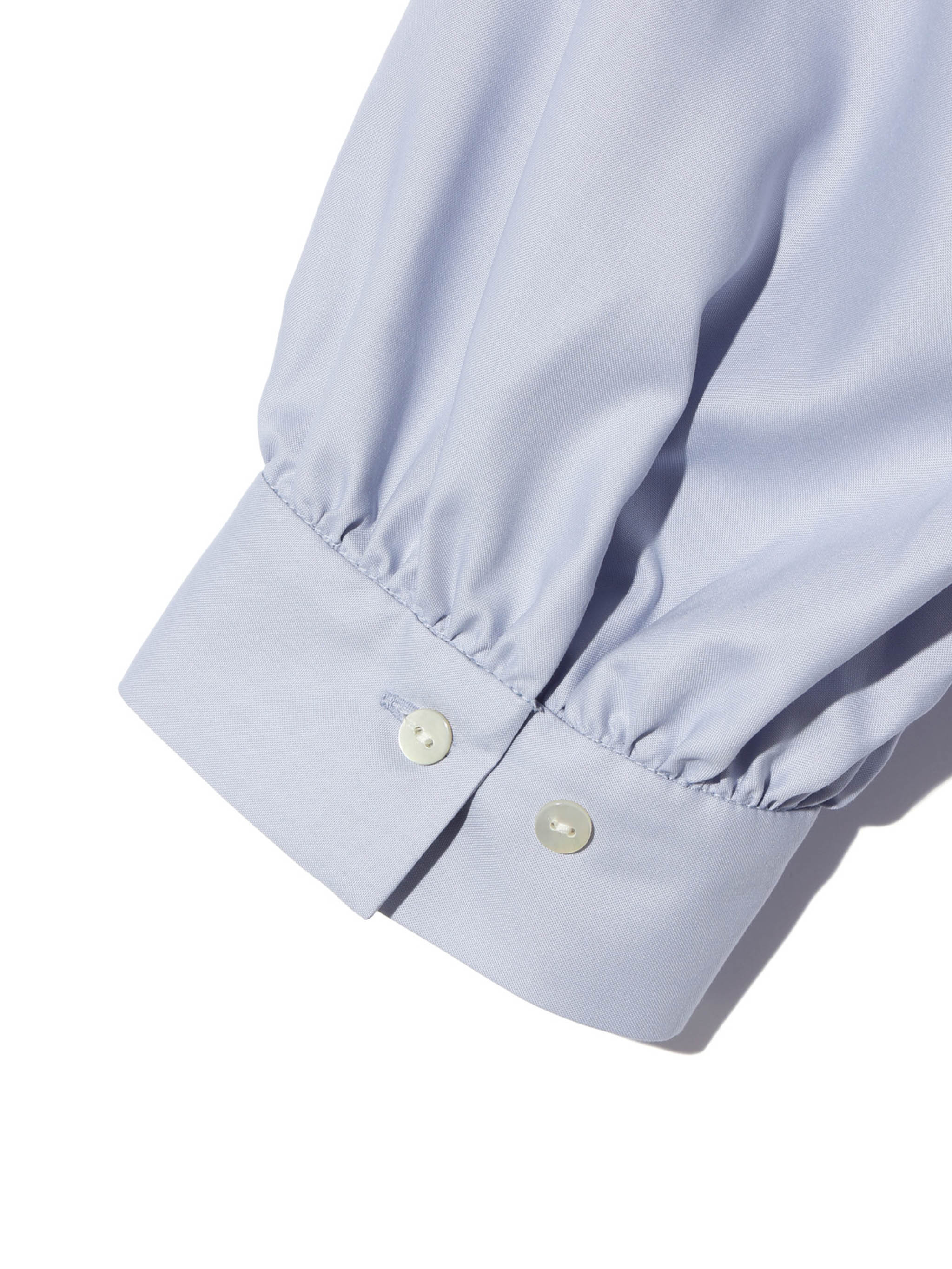 high neck gather blouse [A]