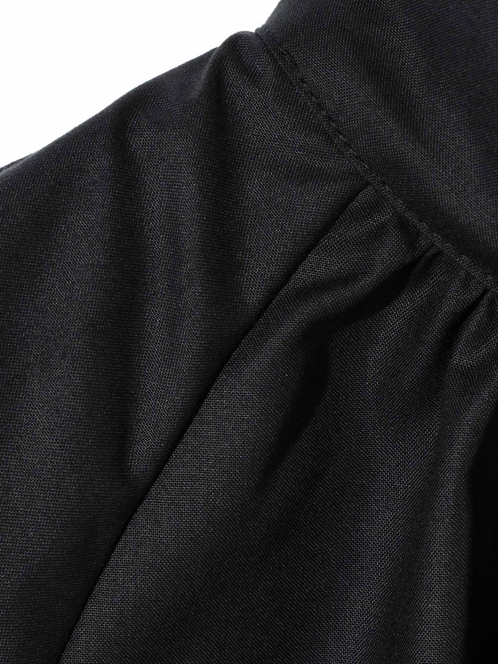 high neck gather blouse [A]