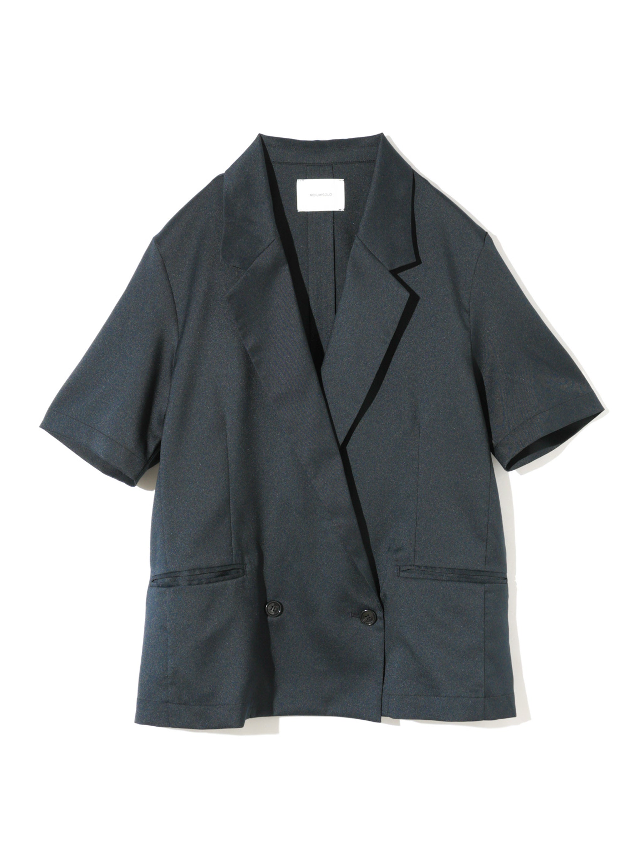 Half Sleeve Jacket｜ハーフスリーブセットアップジャケット｜MIDIUMISOLID