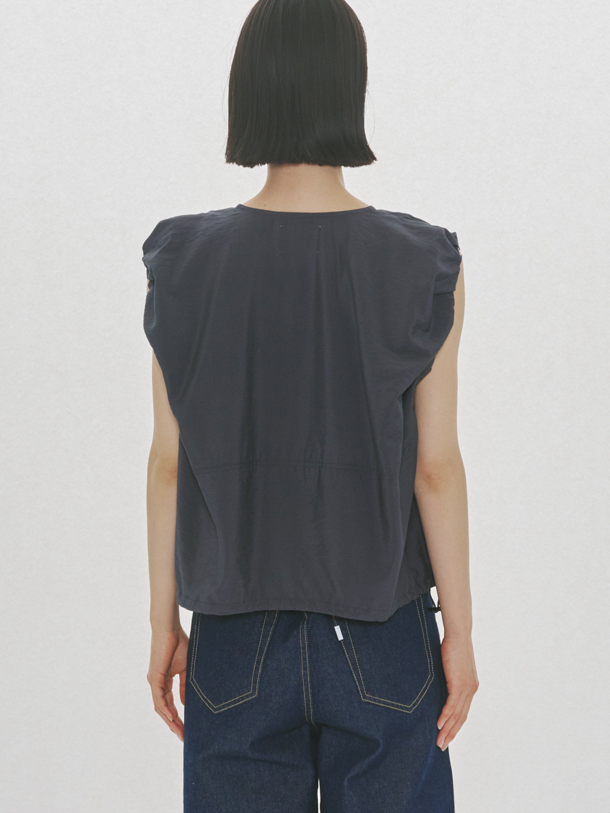 poplin volume vest