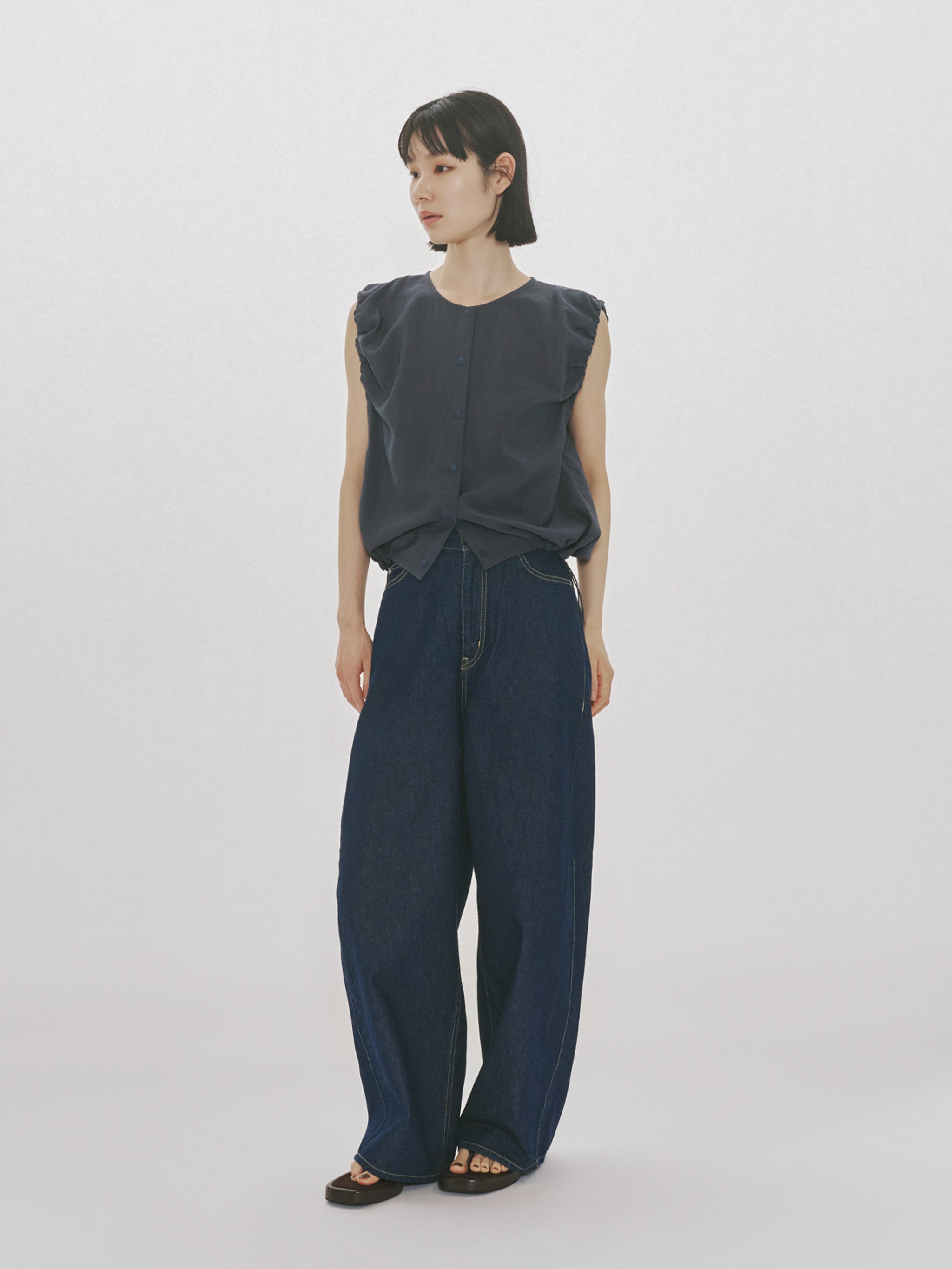 poplin volume vest