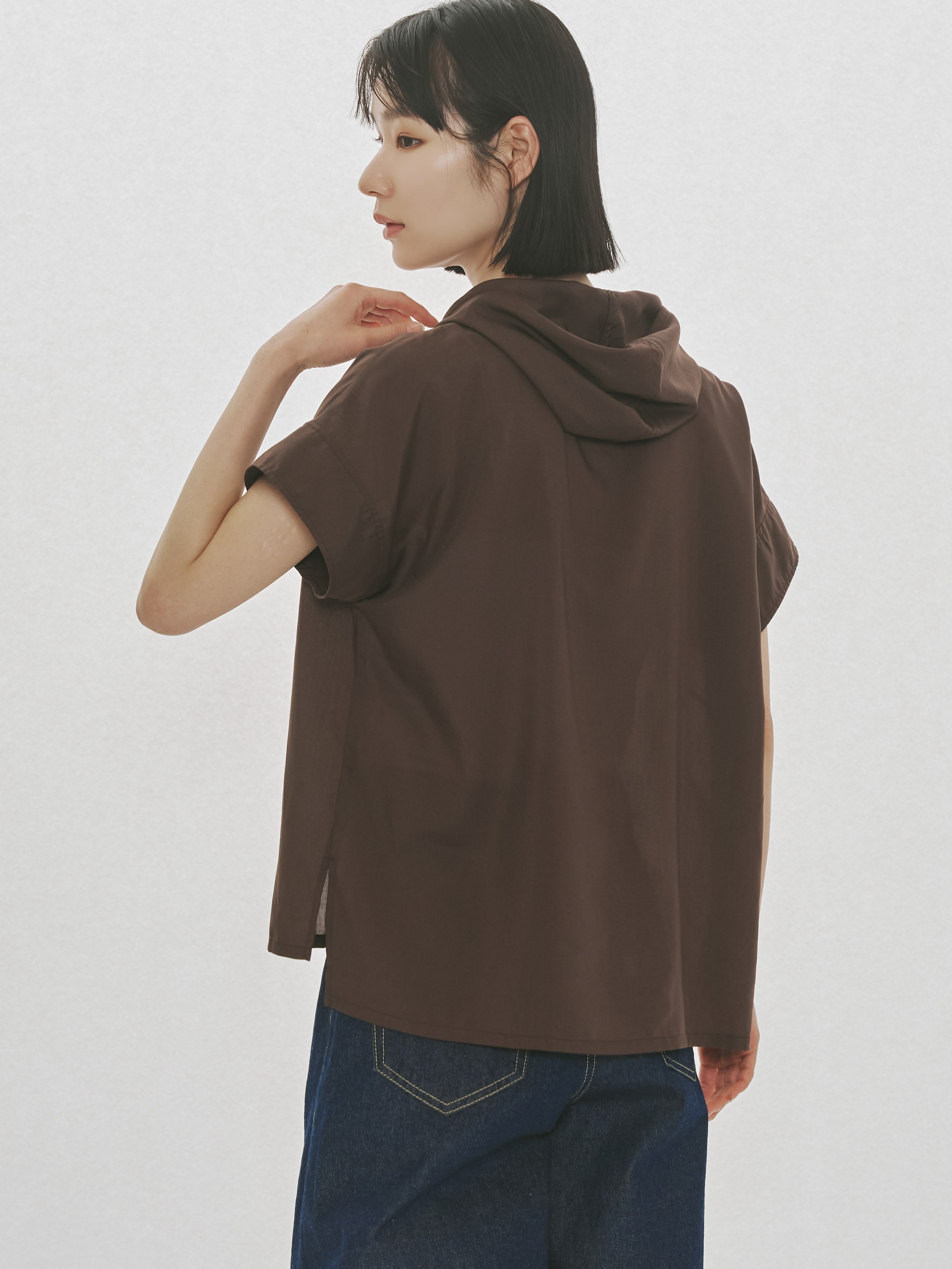 hooded tie wide P/O