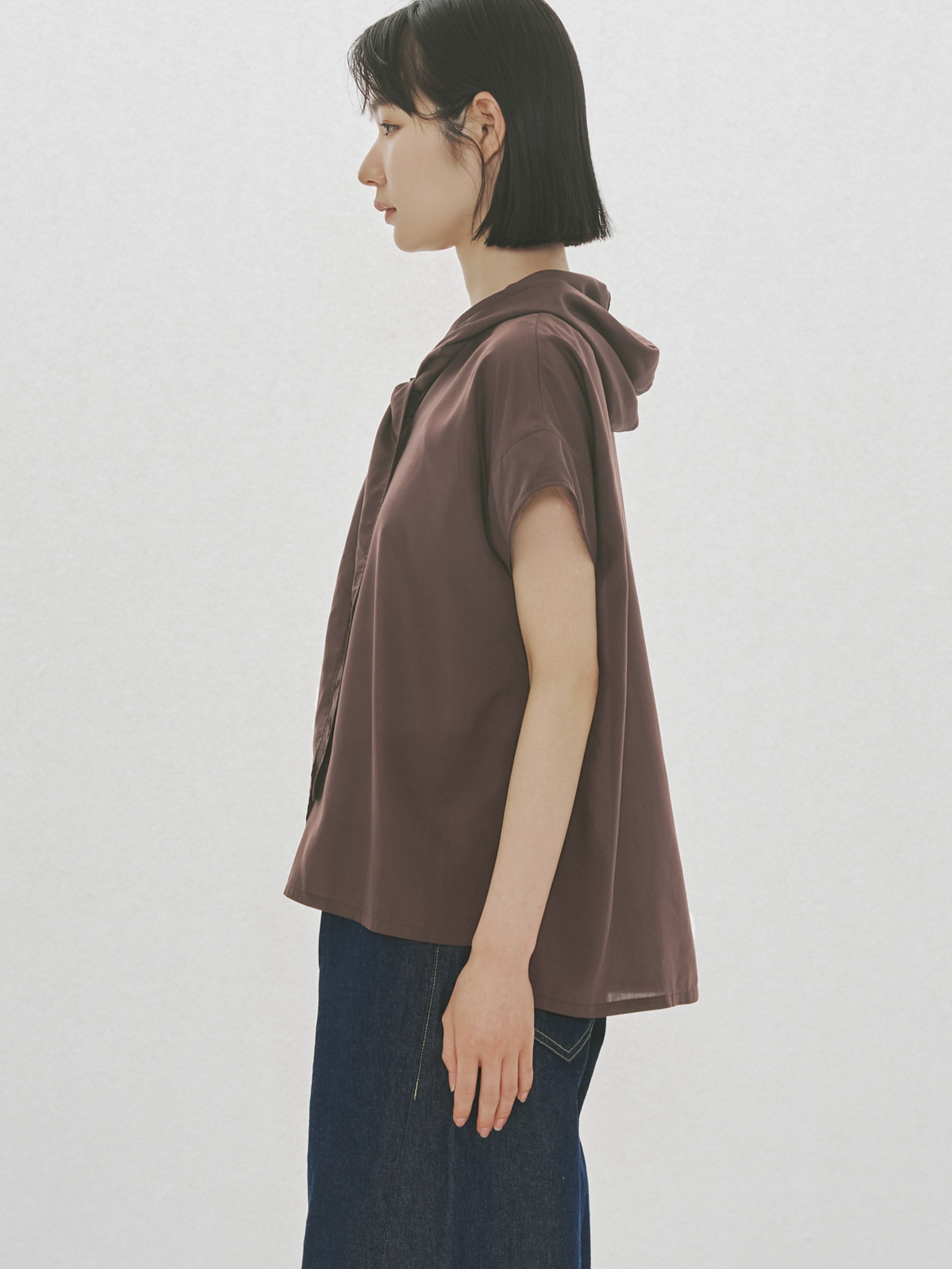 MIDIUMISOLID hooded tie wide P/O