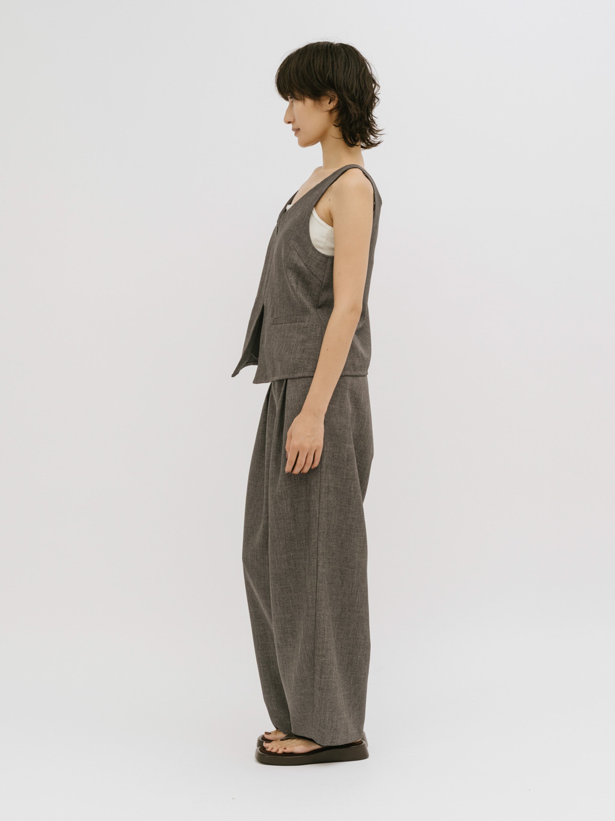 bustier like gilet