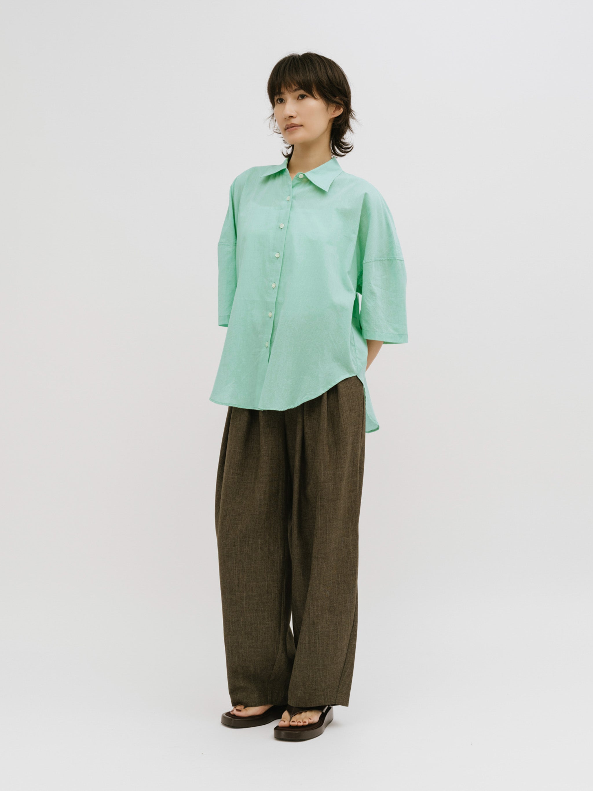 cocoon slv wide shirt
