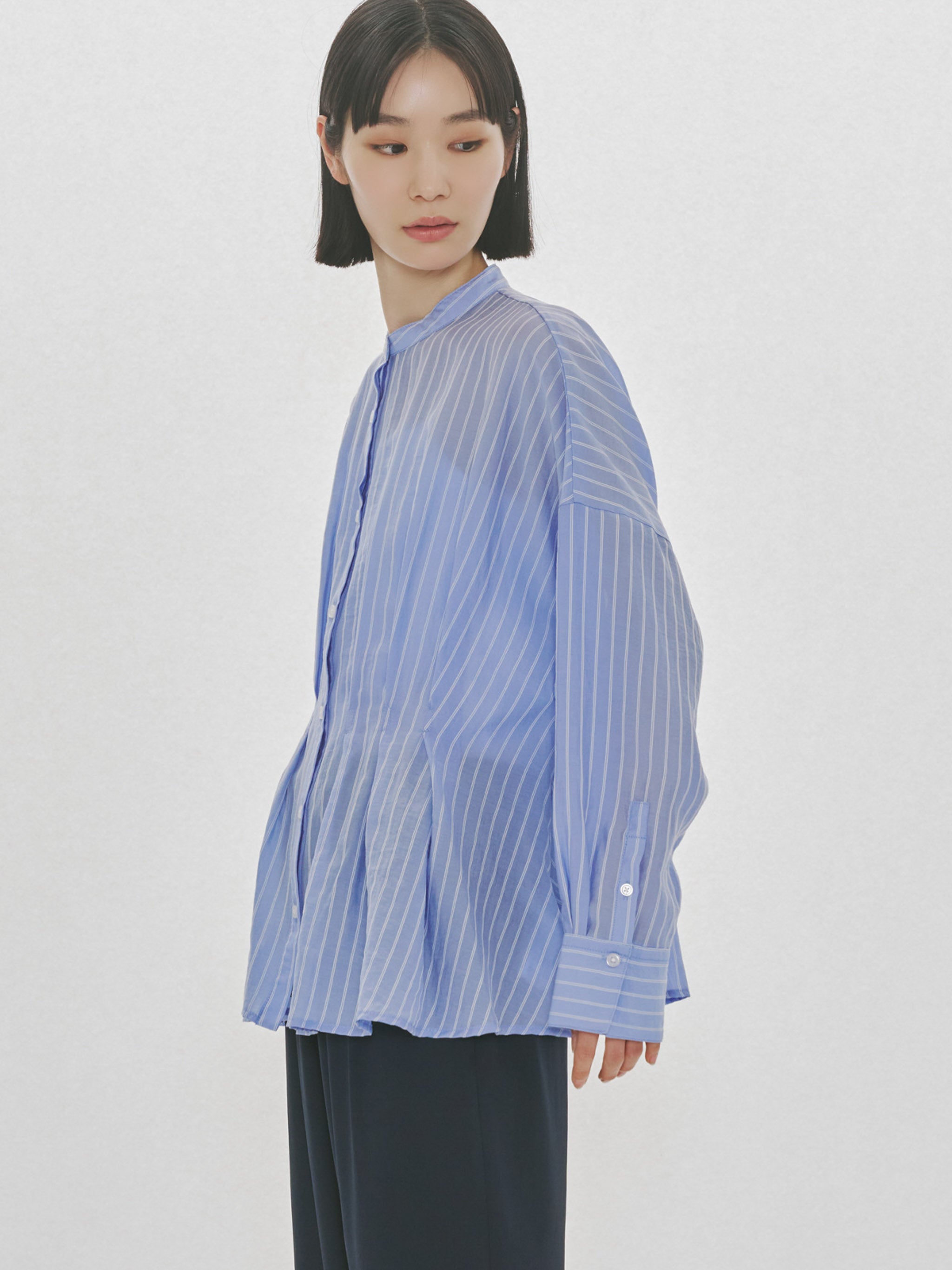tucked blouse