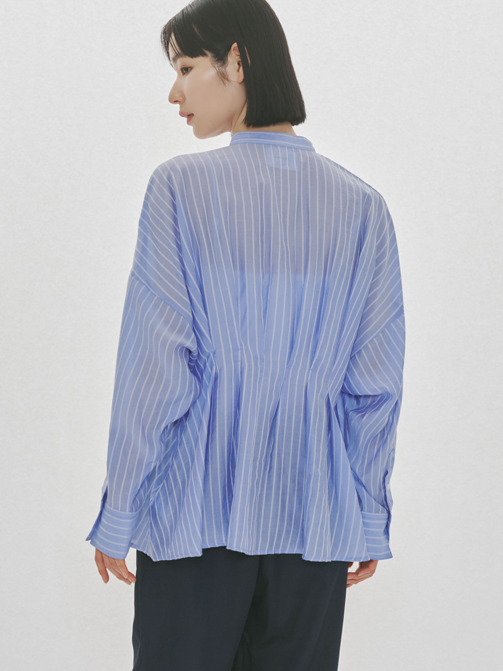 tucked blouse