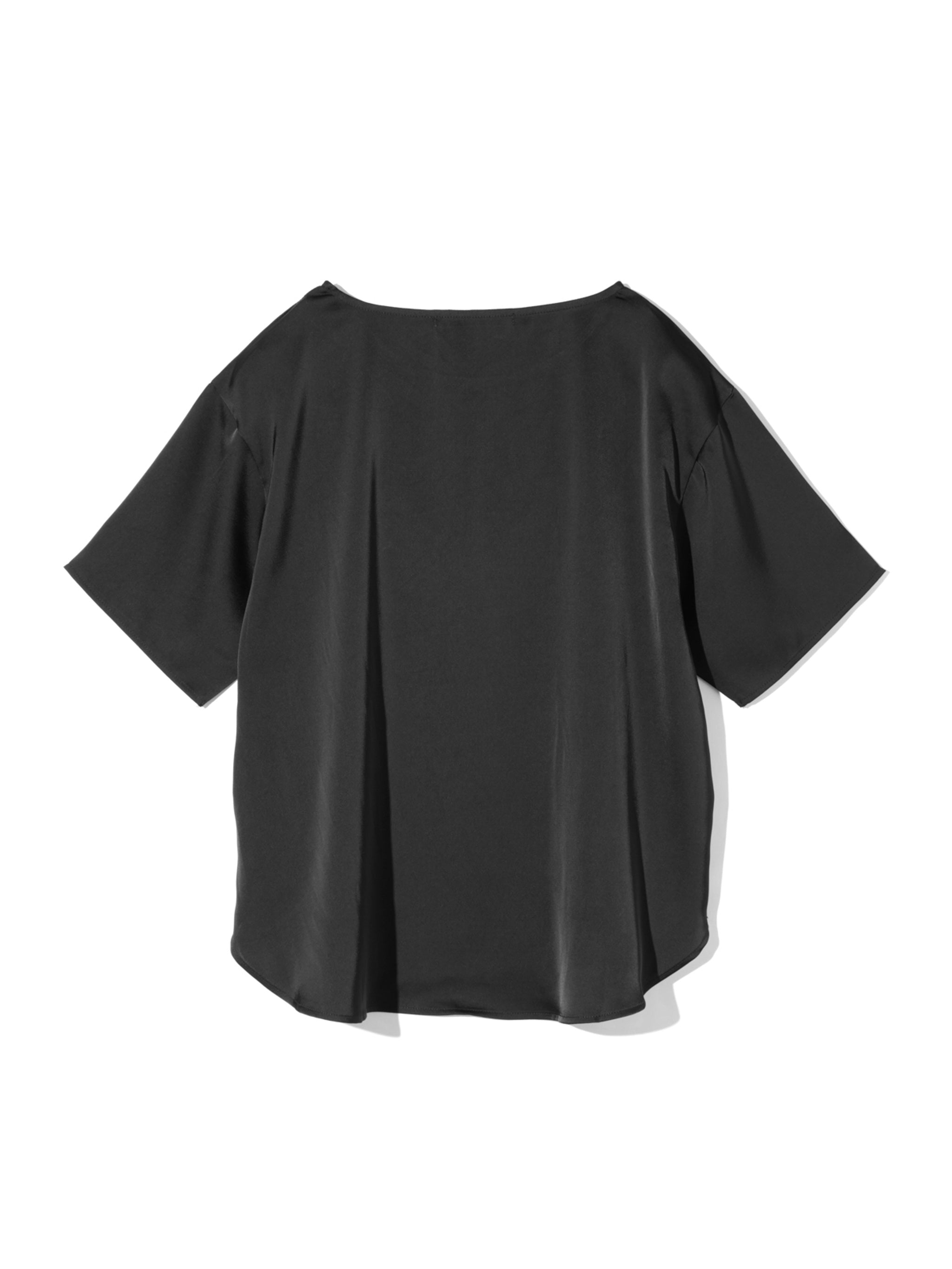 satin T blouse