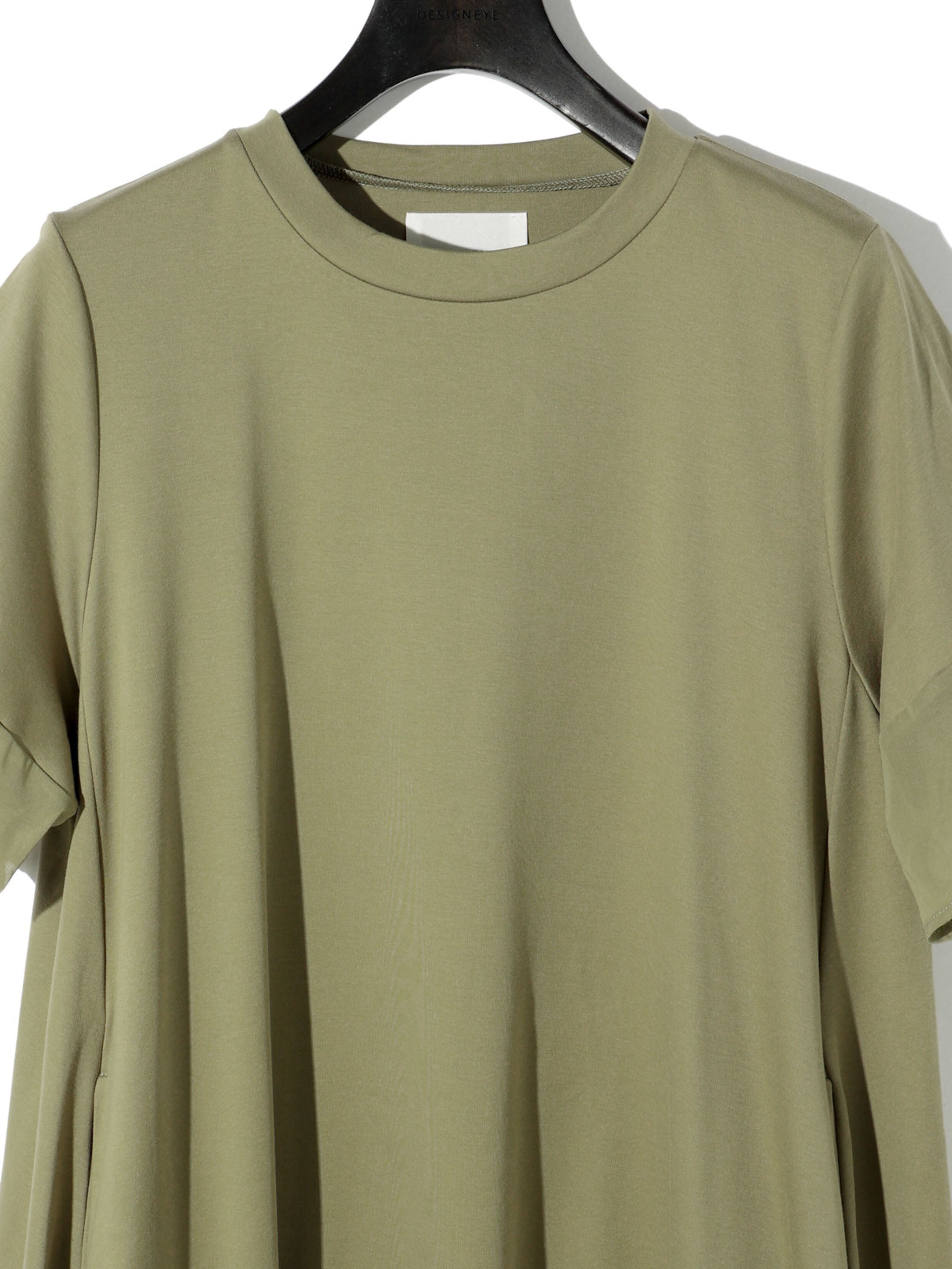 sleeve-switching A-line dress[A]