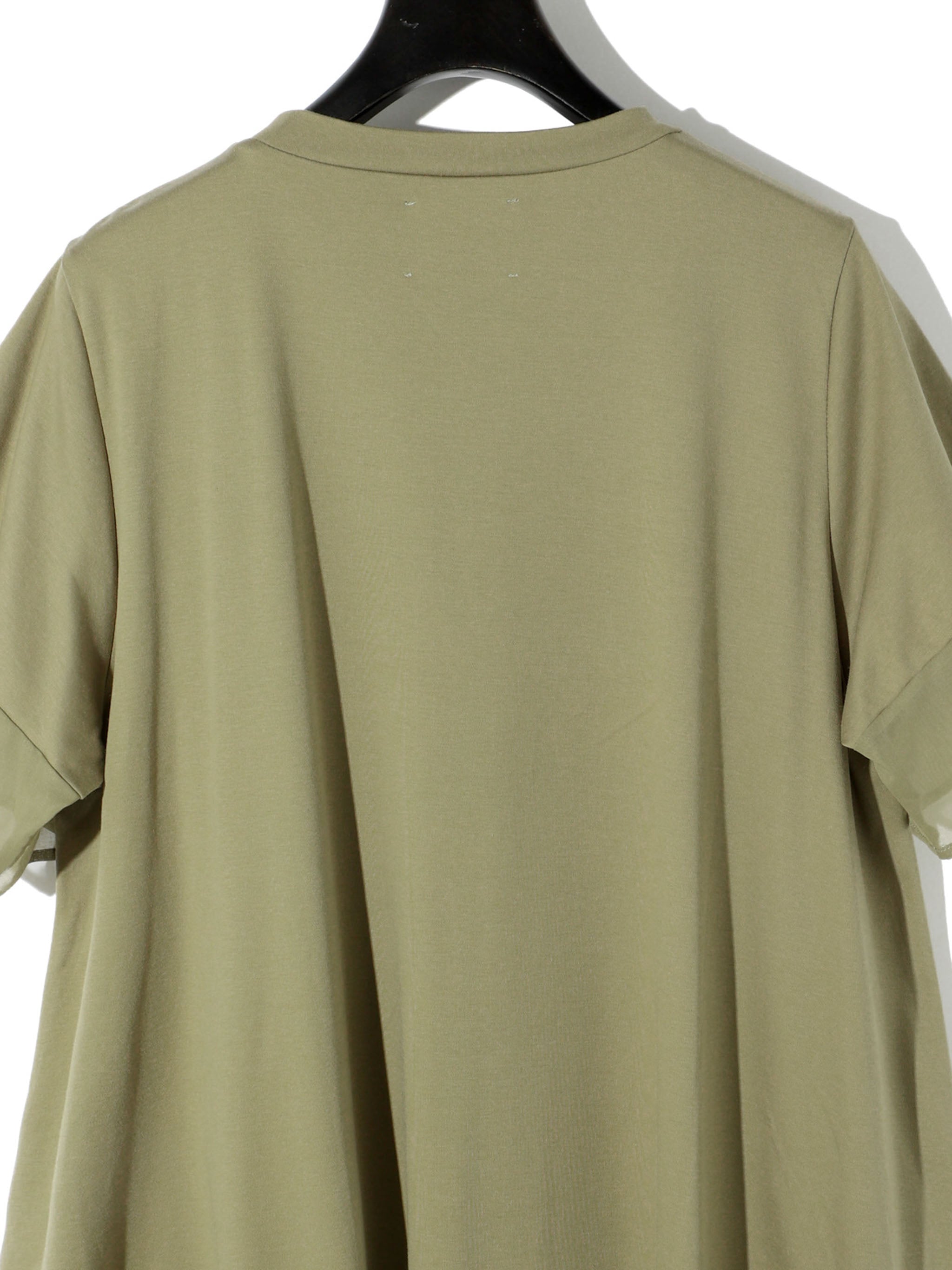 sleeve-switching A-line dress[A]