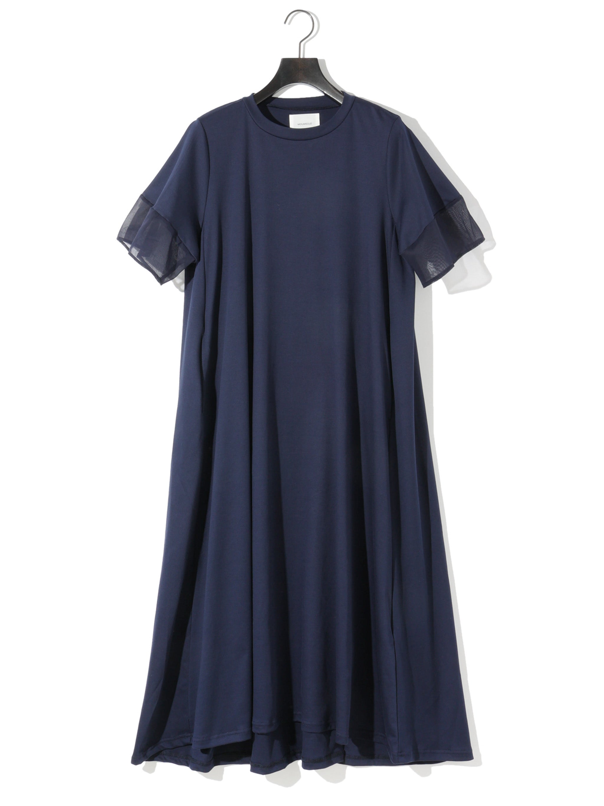 sleeve-switching A-line dress[A]