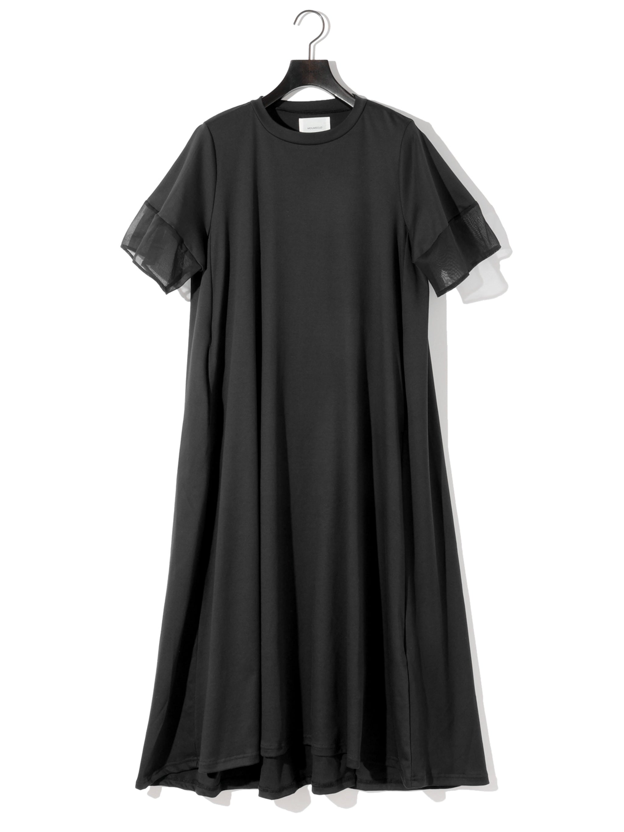 sleeve-switching A-line dress[A]