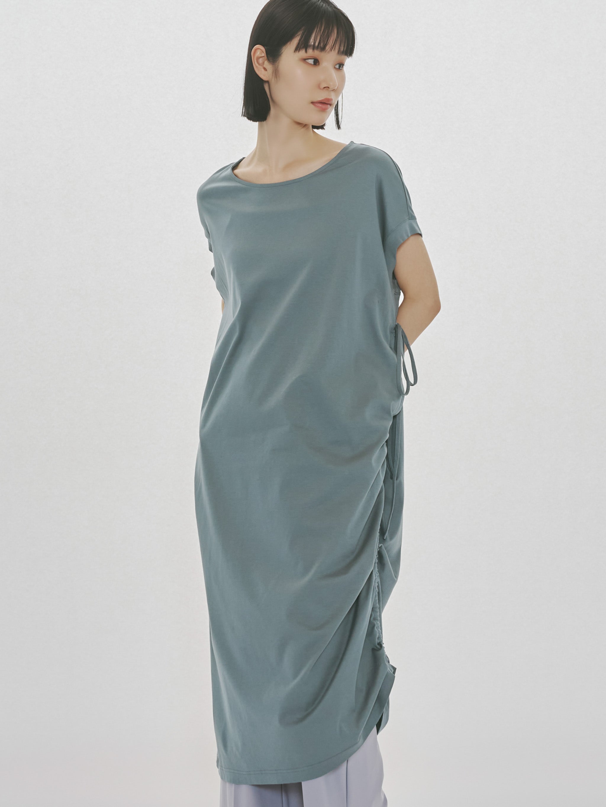 drawstring jersey one-piece