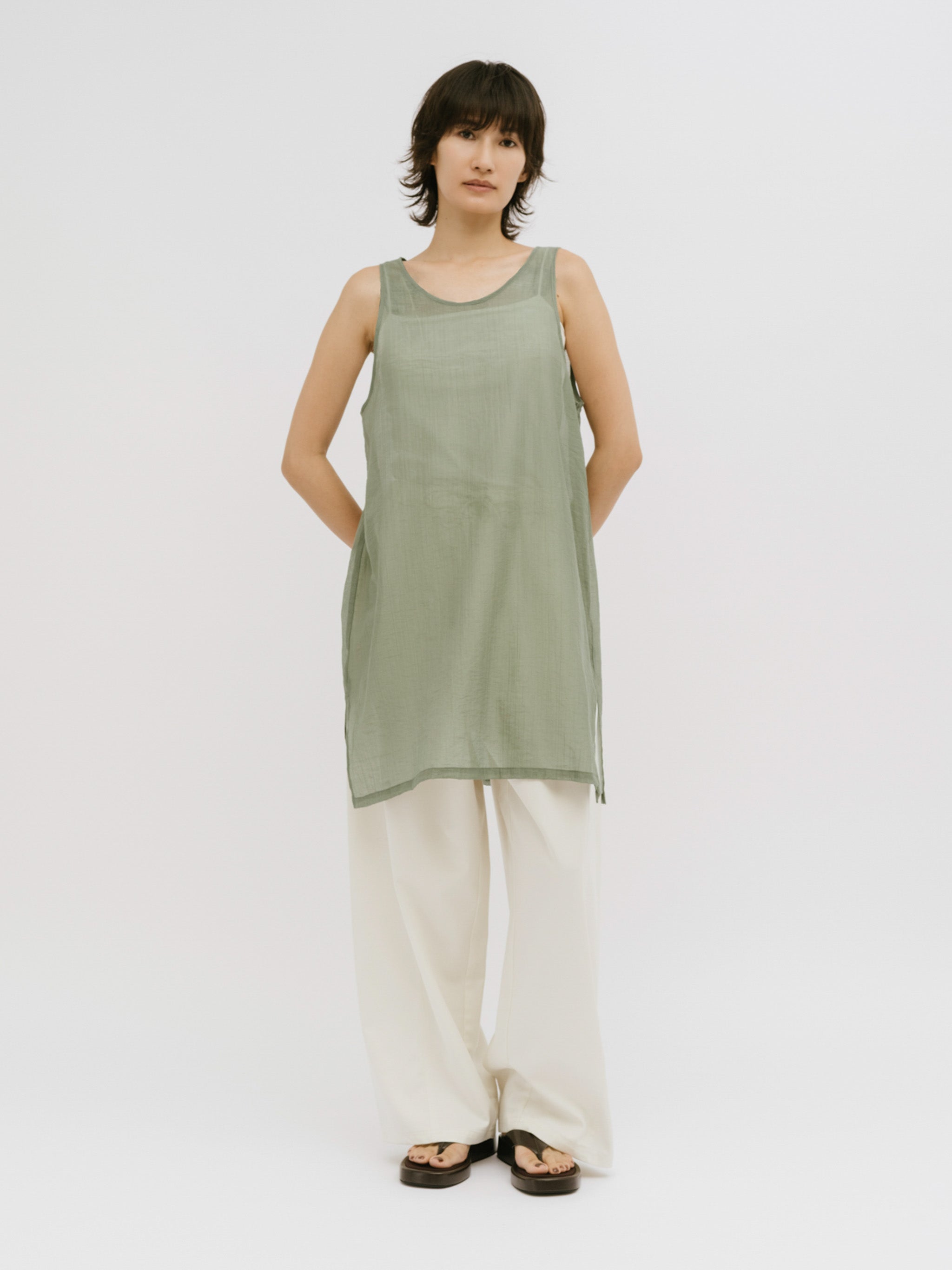 layered sheer onepiece