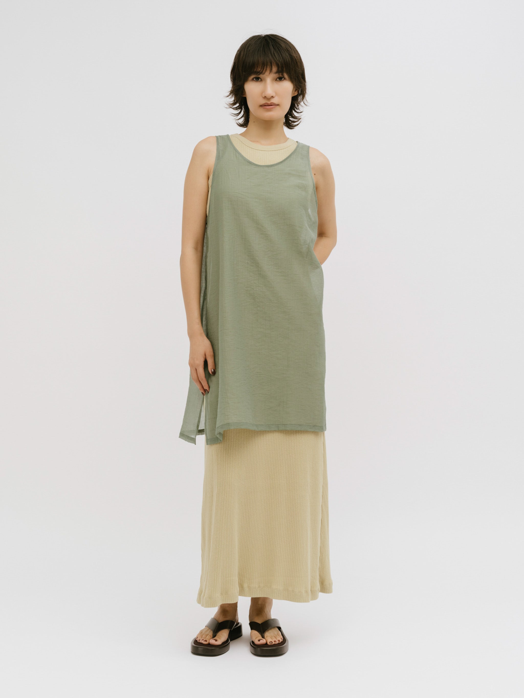 layered sheer onepiece