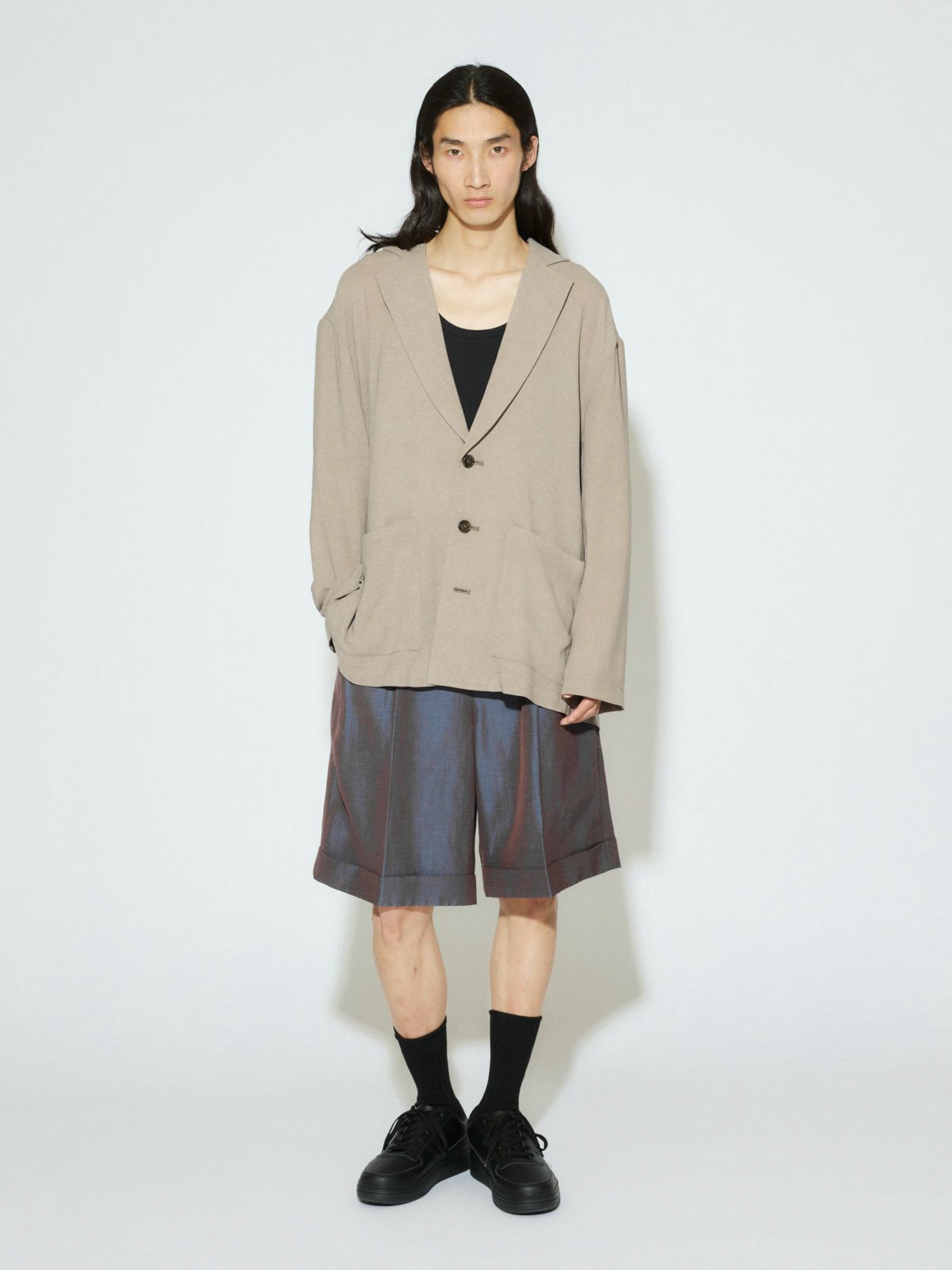 Men’s ワイドショートスラックス
