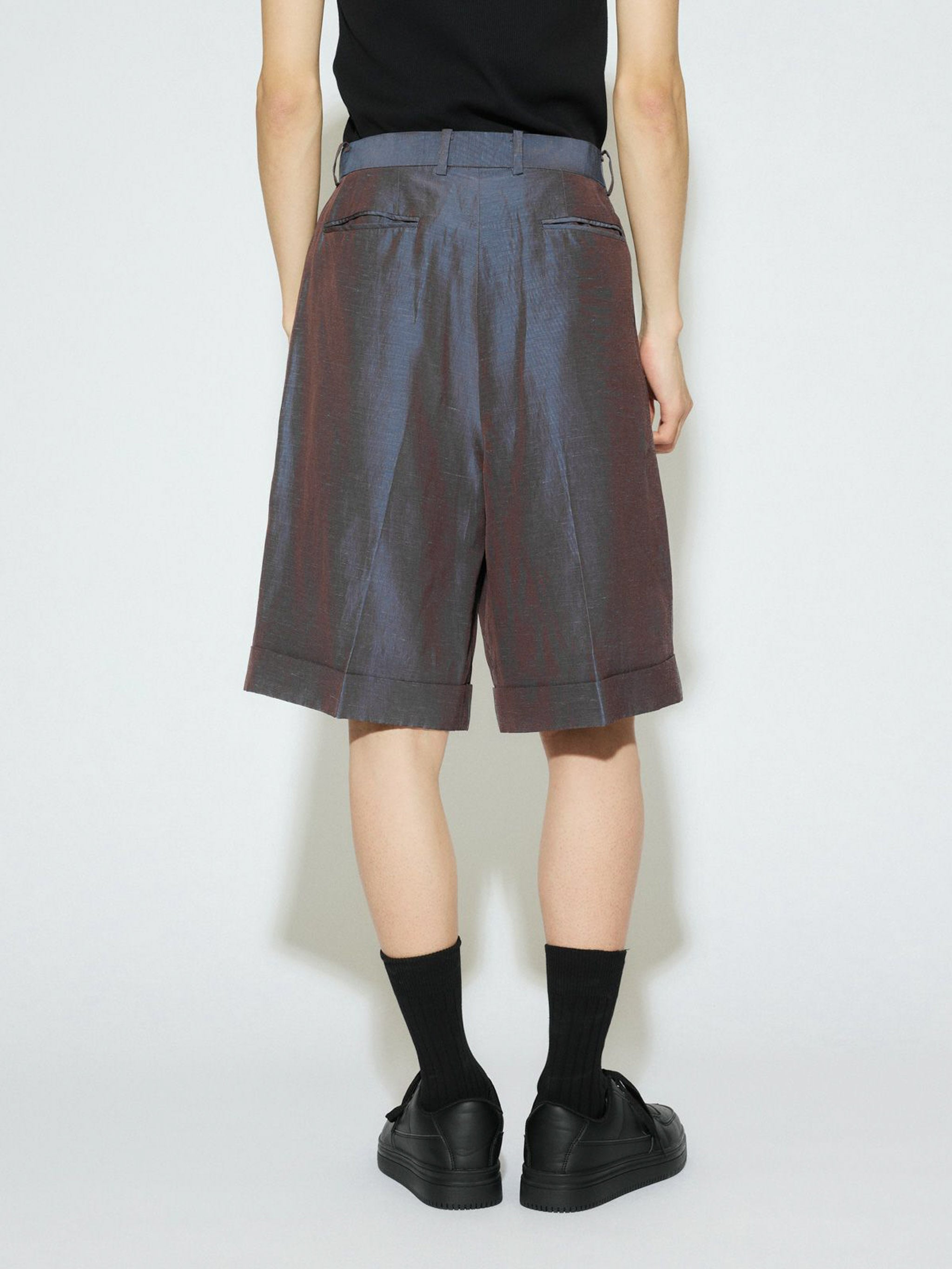 Men’s ワイドショートスラックス